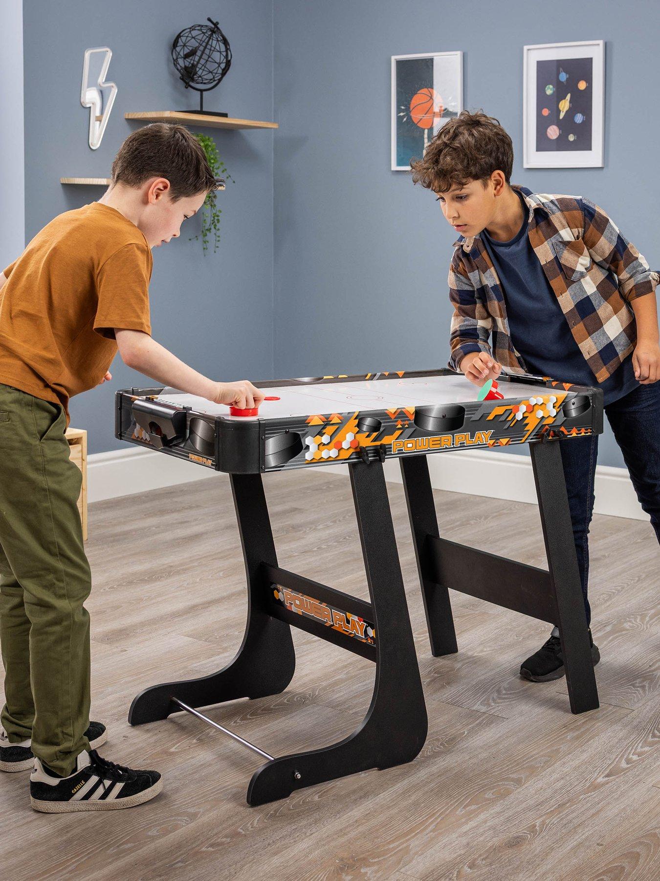 Image 1 of 7 of Powerplay 3Ft Folding Air Hockey Games Table