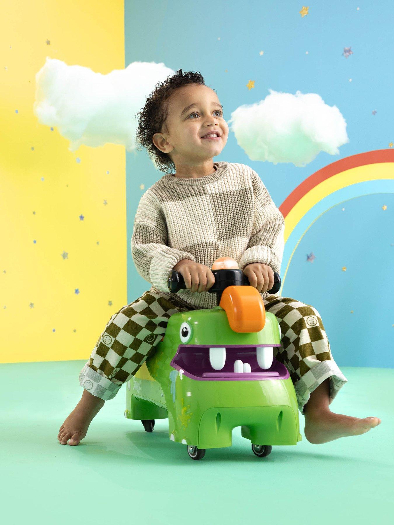 Snootz Burpbottom Foot To Floor Ride-On - Green