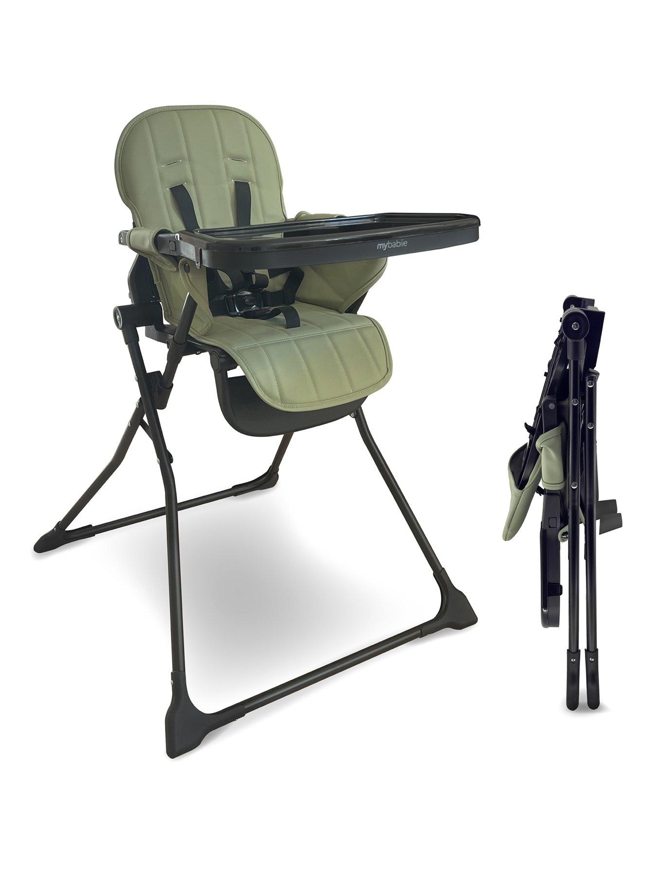 My Babiie MBHC2 Compact Folding Highchair - Green