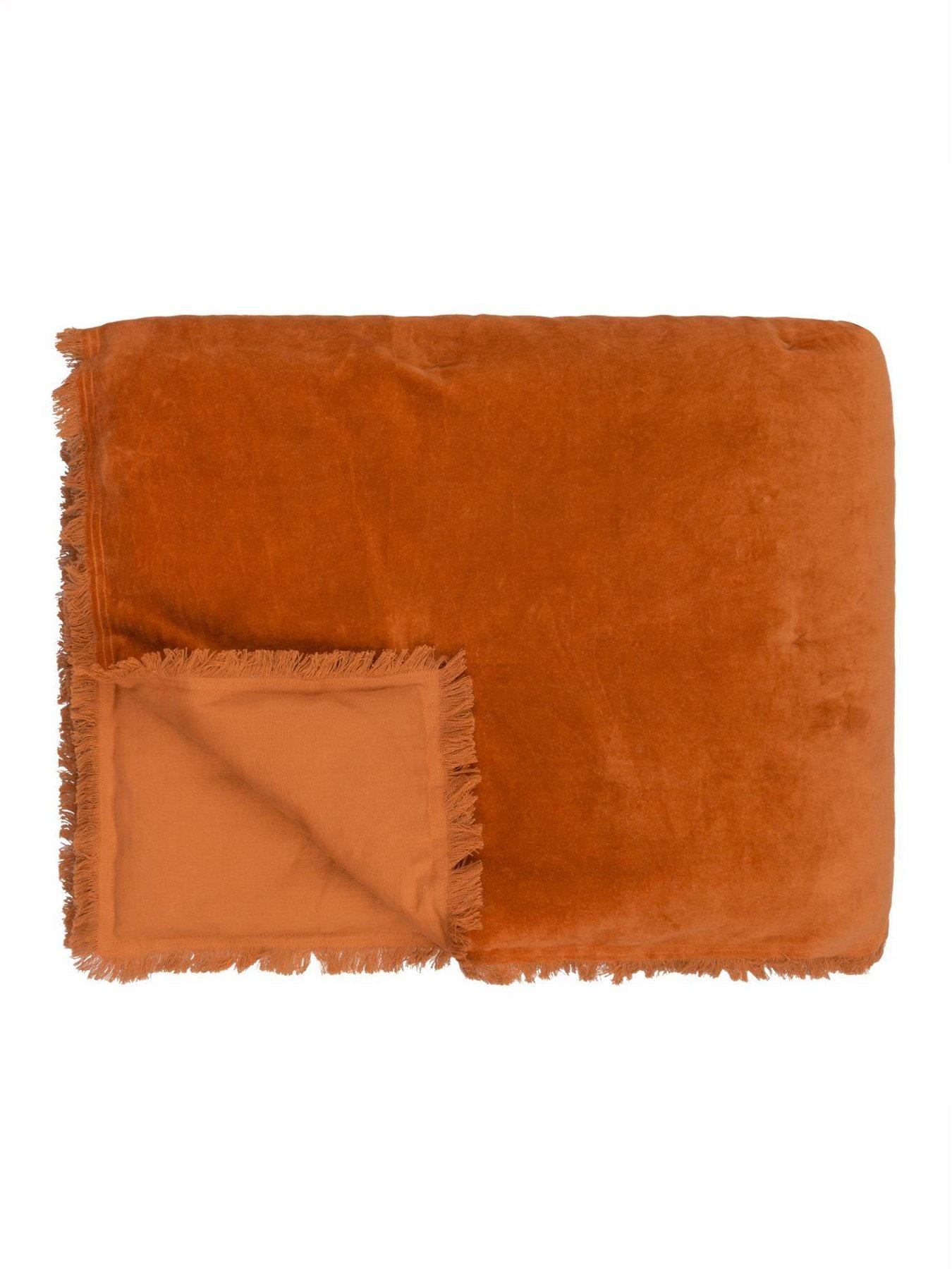 Image 3 of 4 of Yard Jaye 140X220cm Filled Bedspread Rust