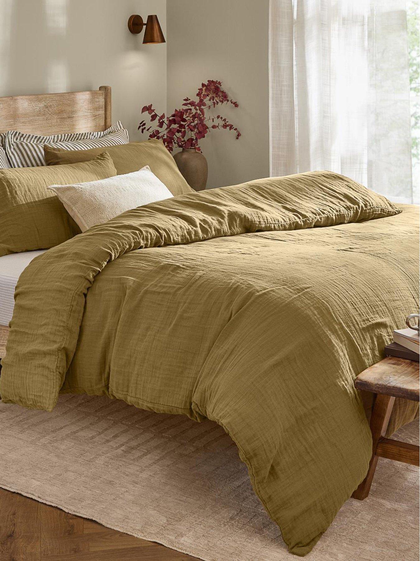 Image 1 of 4 of Yard Lark King Duvet Set Olive