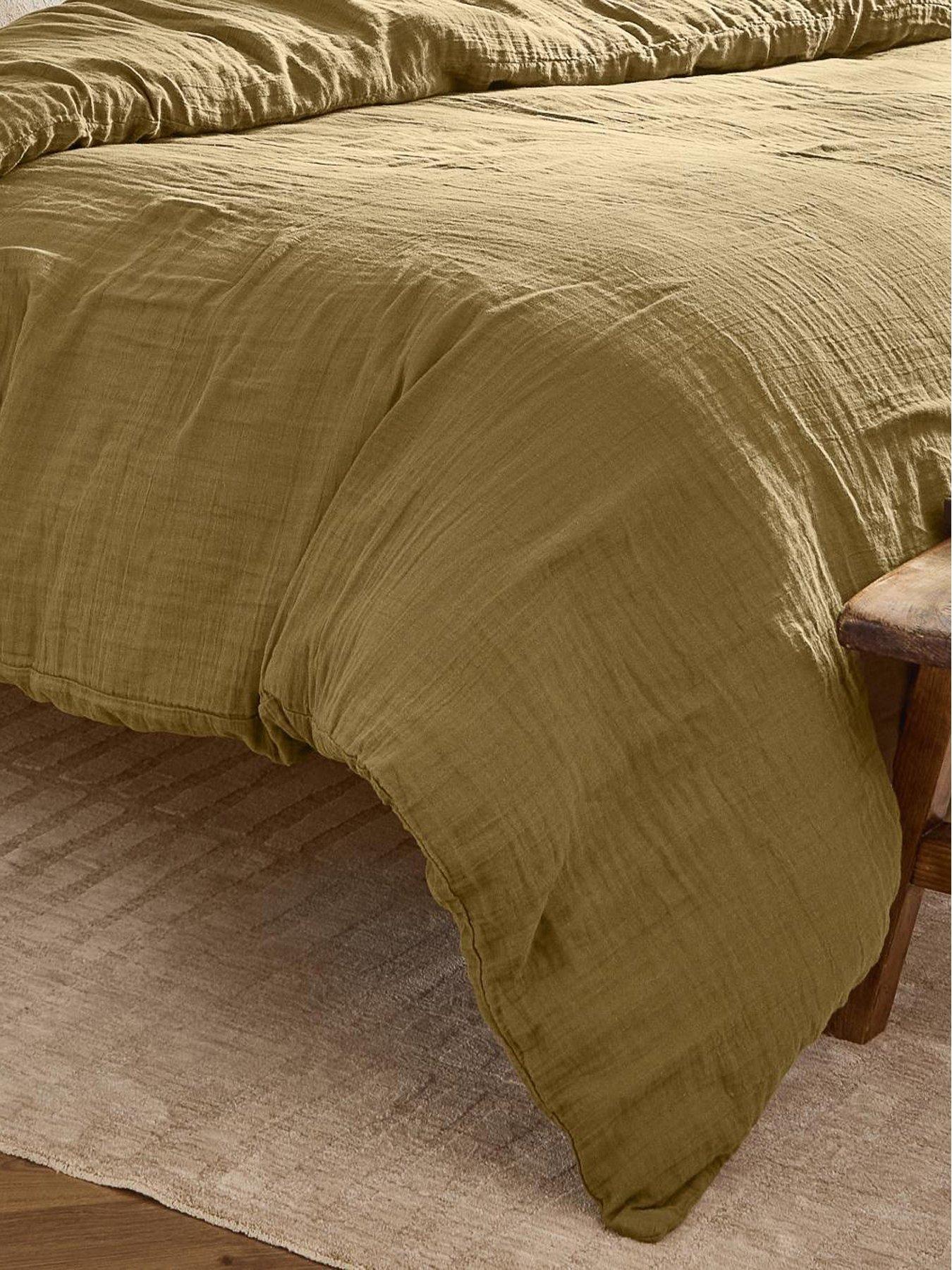 Image 4 of 4 of Yard Lark King Duvet Set Olive