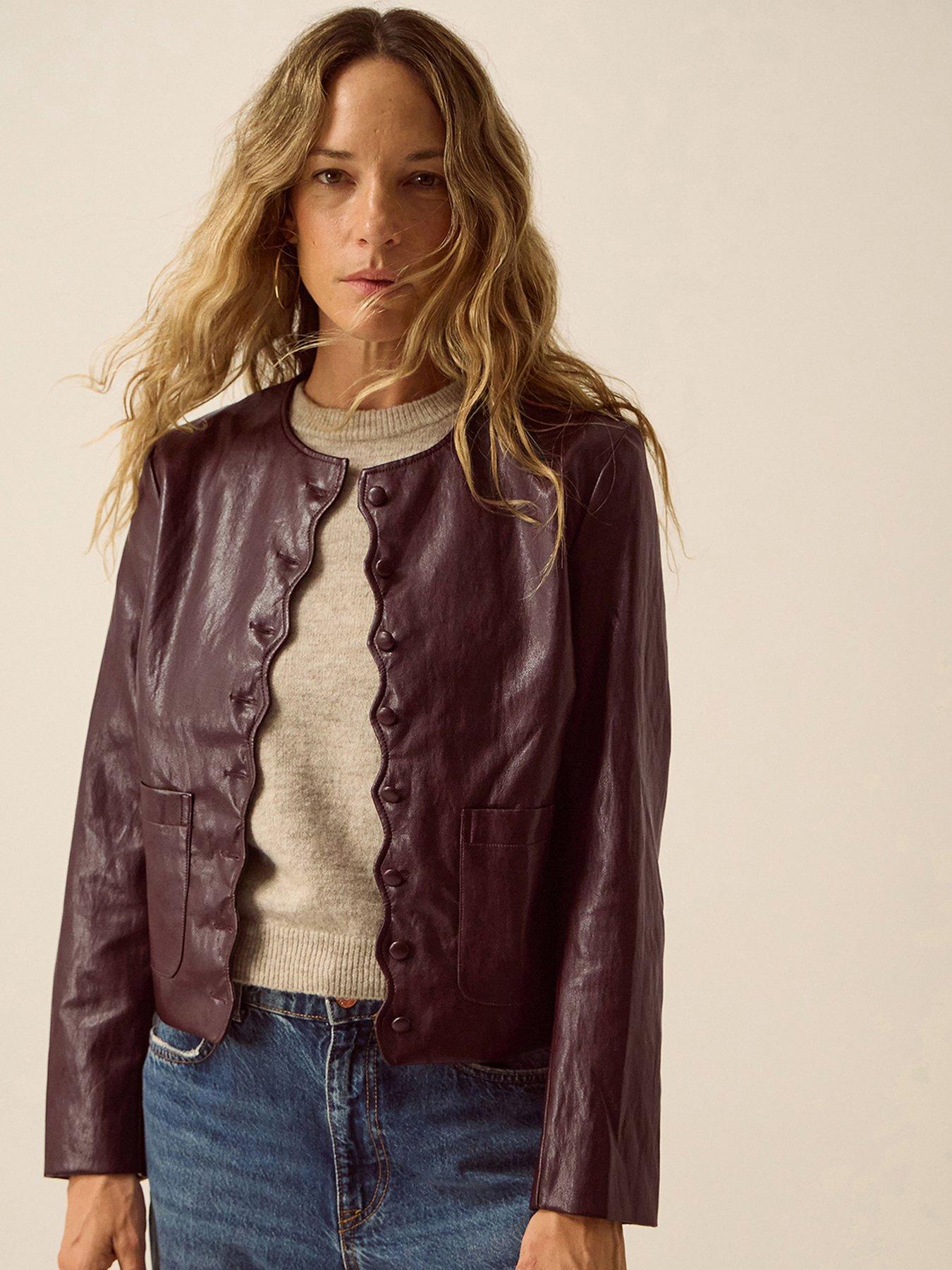 Image 1 of 6 of Monsoon Penelope Pu Jkt