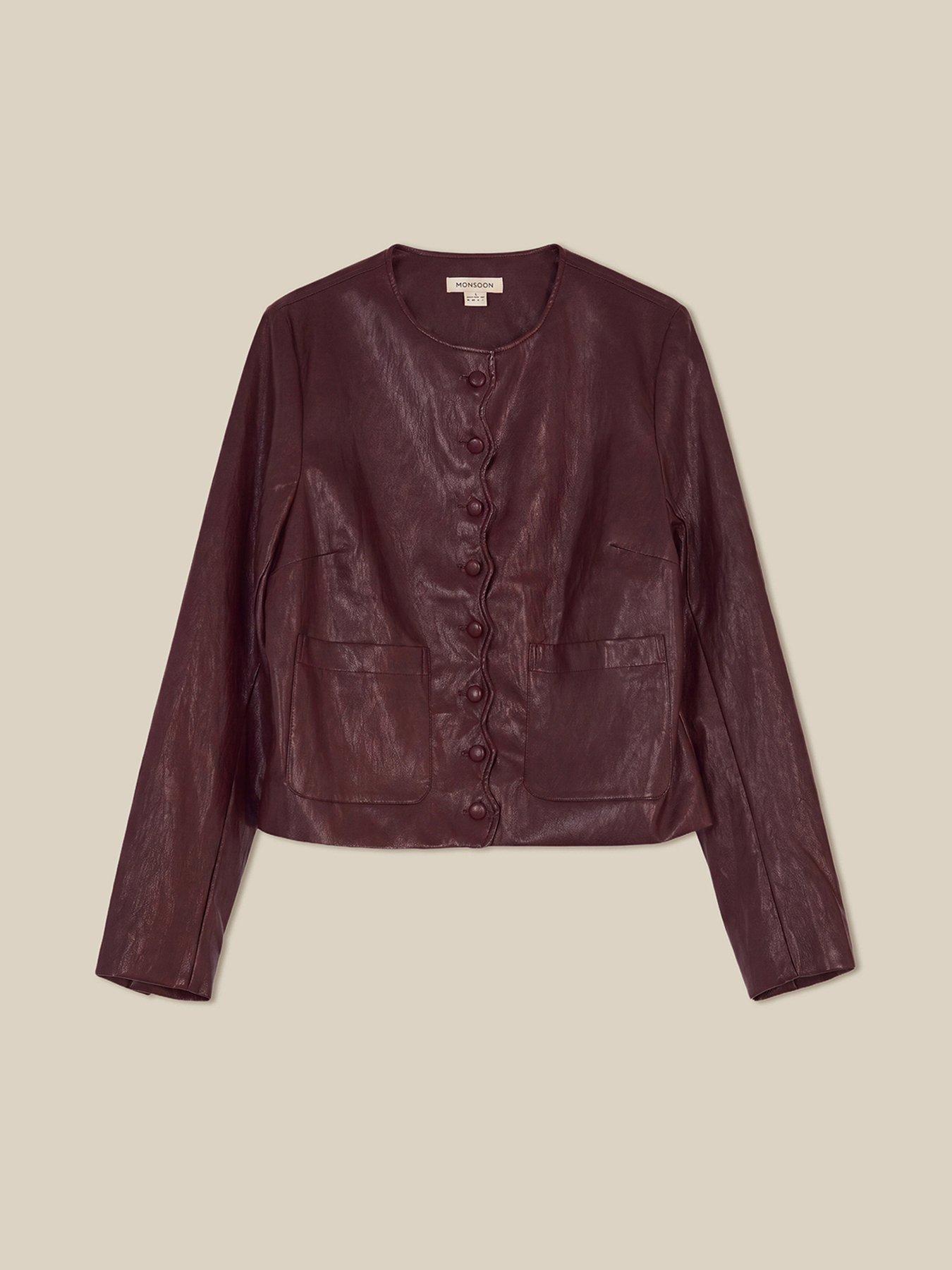 Image 6 of 6 of Monsoon Penelope Pu Jkt