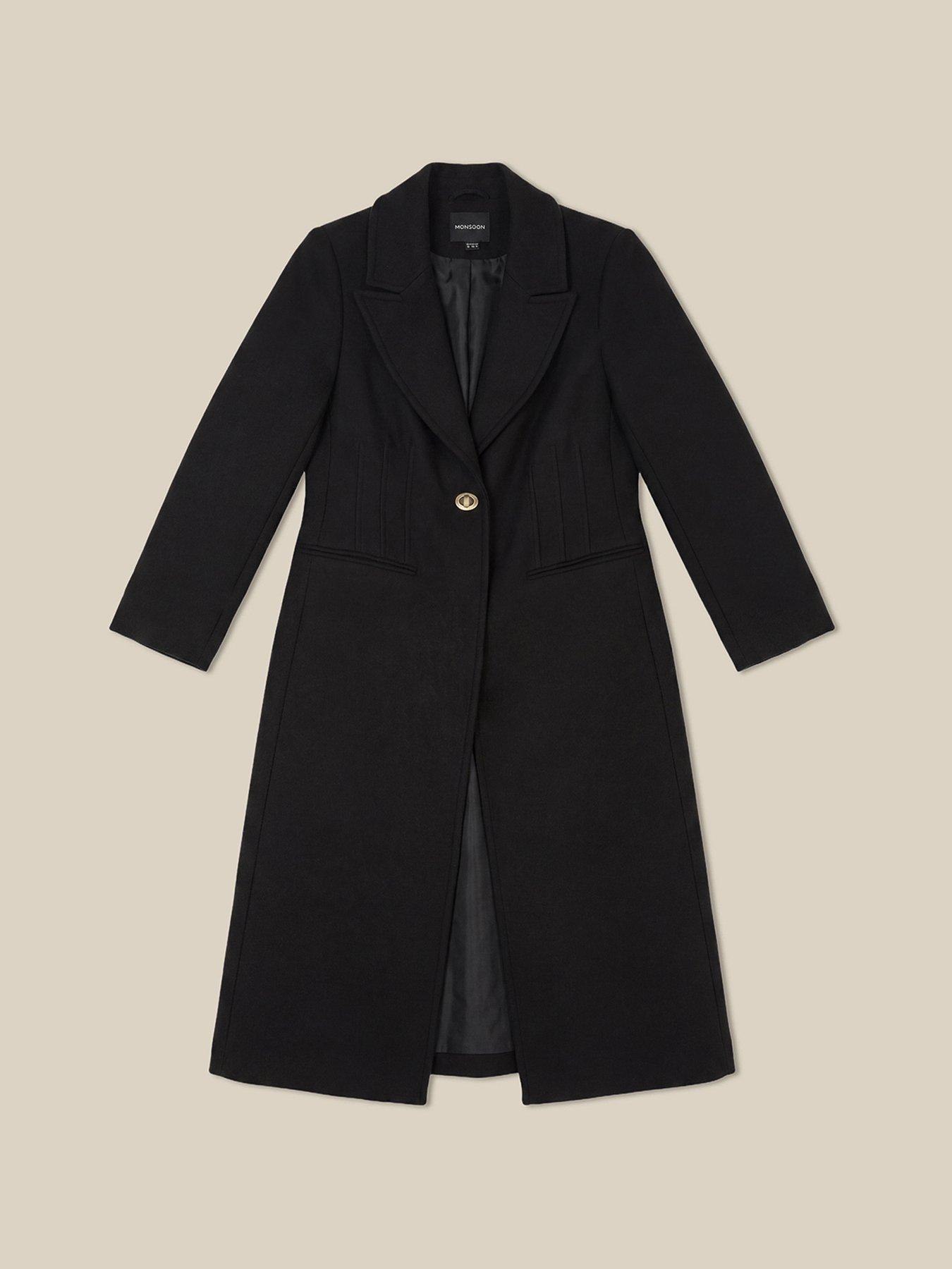 Image 5 of 5 of Monsoon Celia Crombie Coat