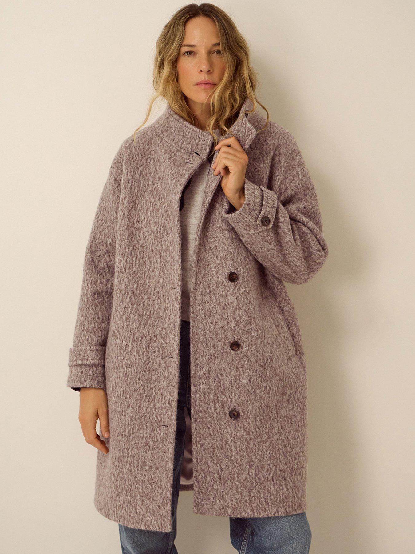Image 1 of 5 of Monsoon Belle Boucle Coat