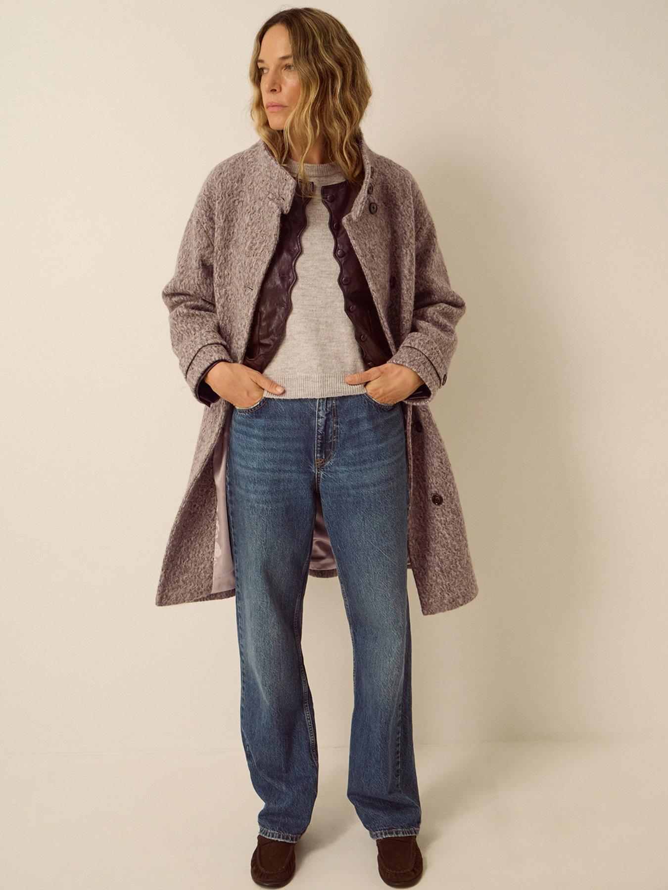 Image 4 of 5 of Monsoon Belle Boucle Coat