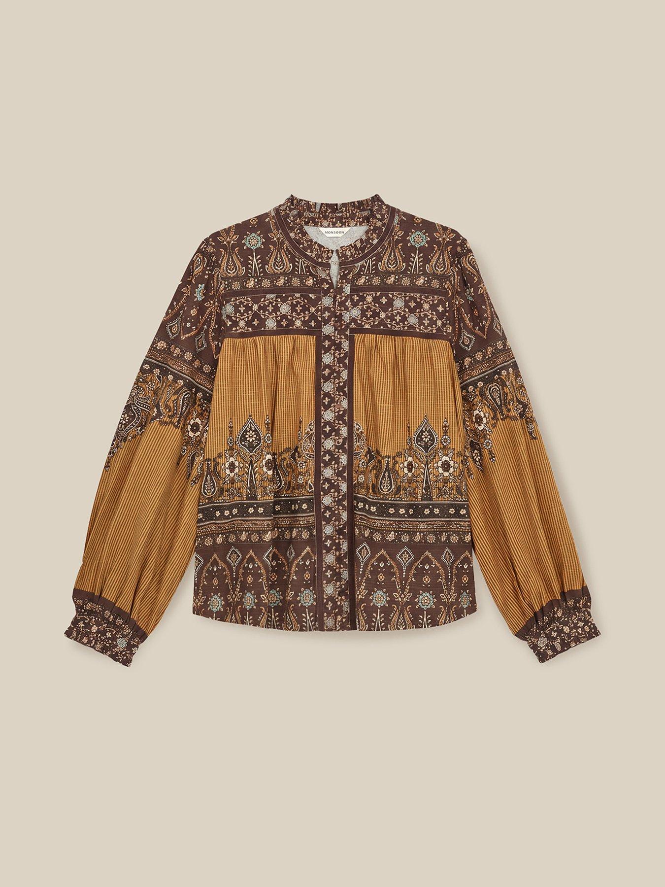 Image 6 of 6 of Monsoon Branwen Print Jersey Top