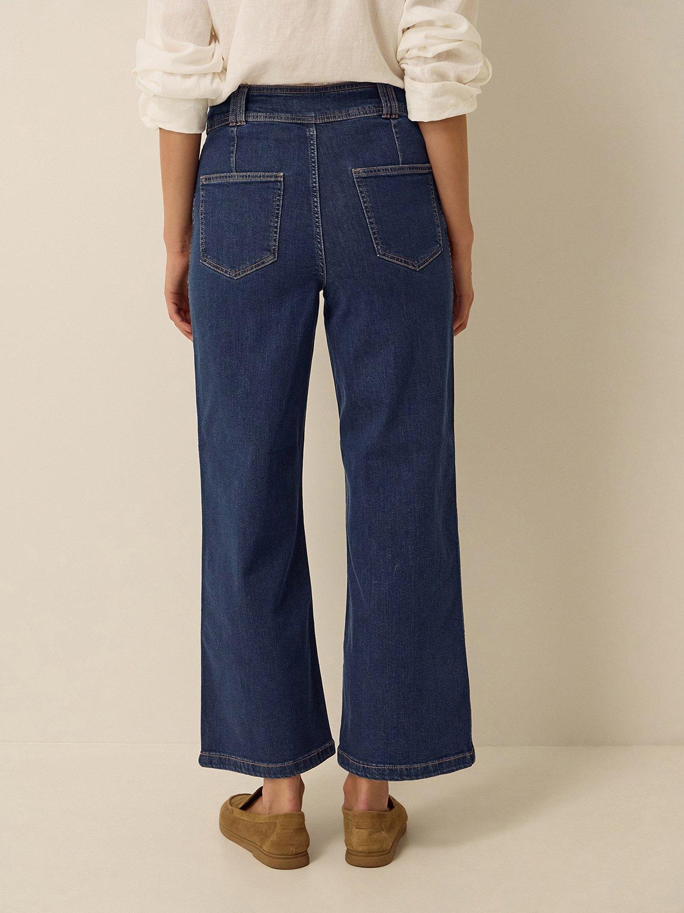 Image 2 of 4 of Monsoon Renee Flared Jeans - Blue