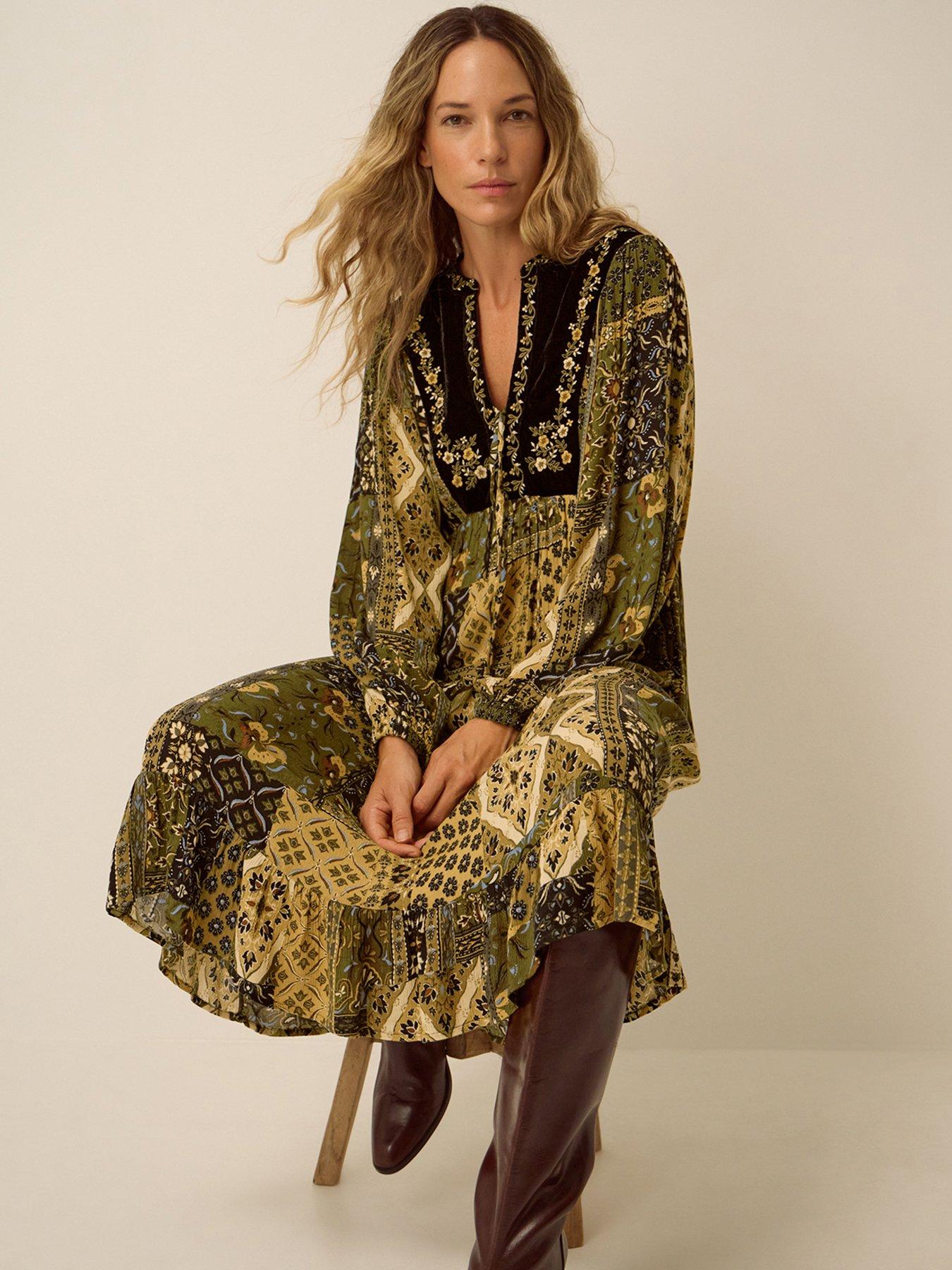 Image 3 of 5 of Monsoon Laoise Print Dress