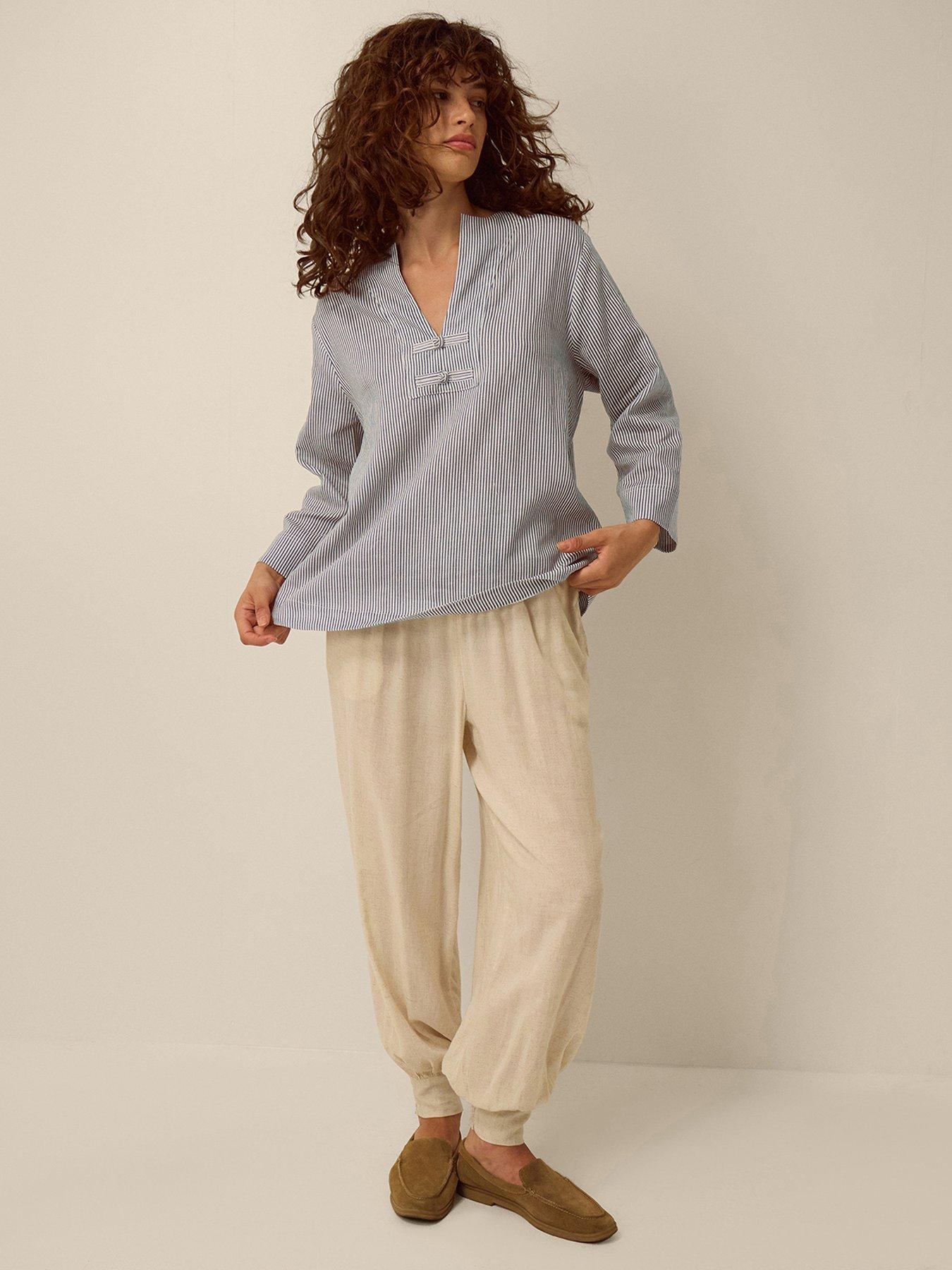 Image 2 of 2 of Monsoon Alexa Striped Top - Blue