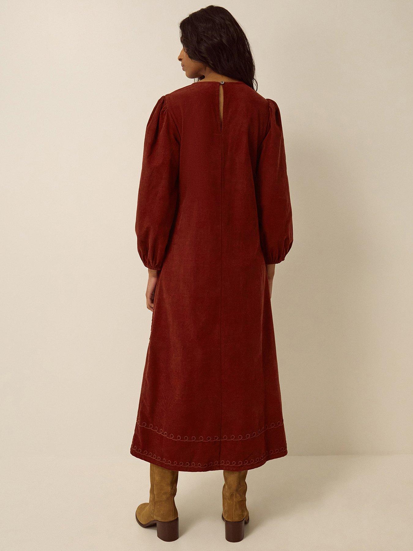 Image 2 of 5 of Monsoon Joyce Emb Cord Dress
