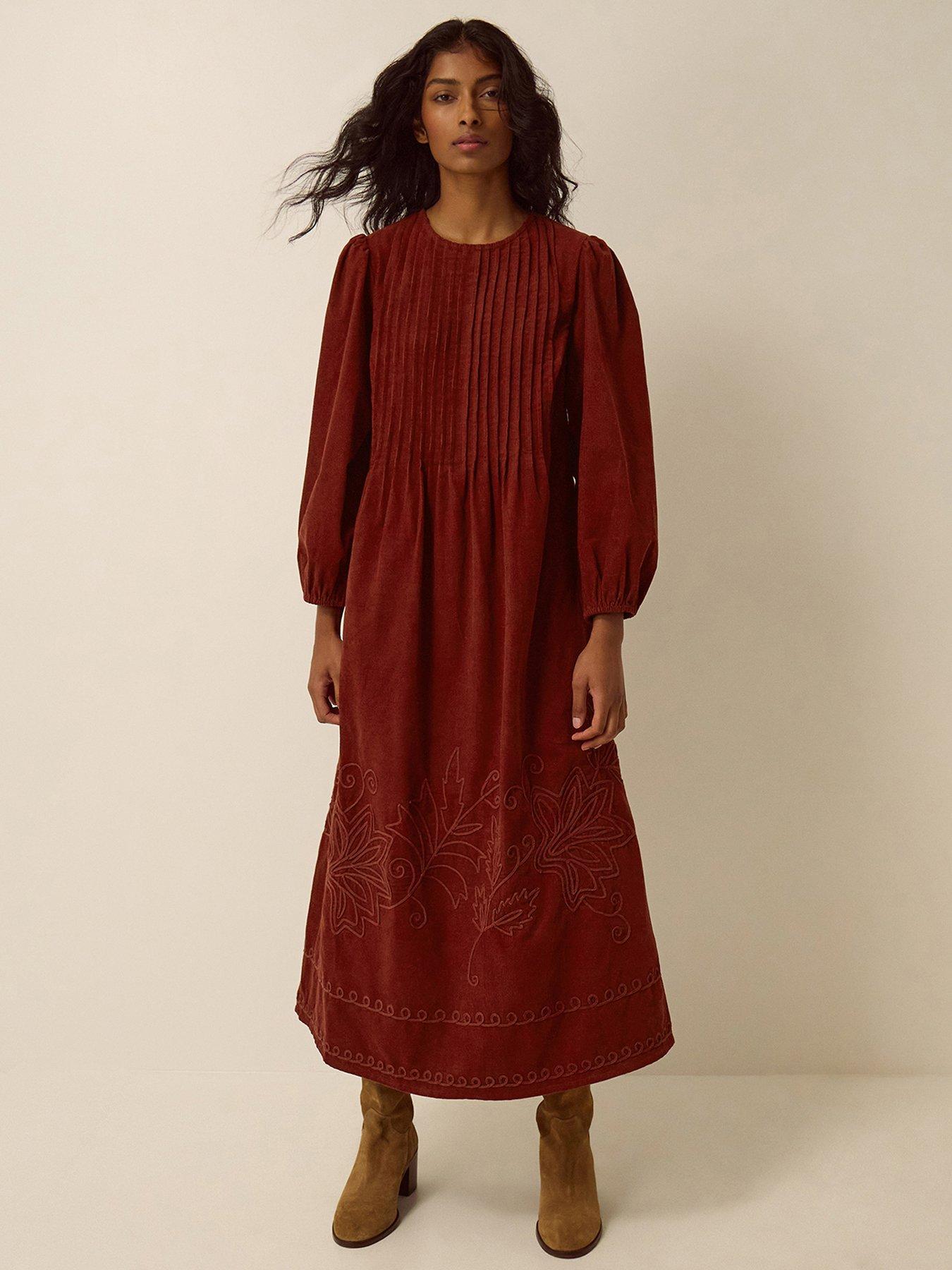Image 5 of 5 of Monsoon Joyce Emb Cord Dress