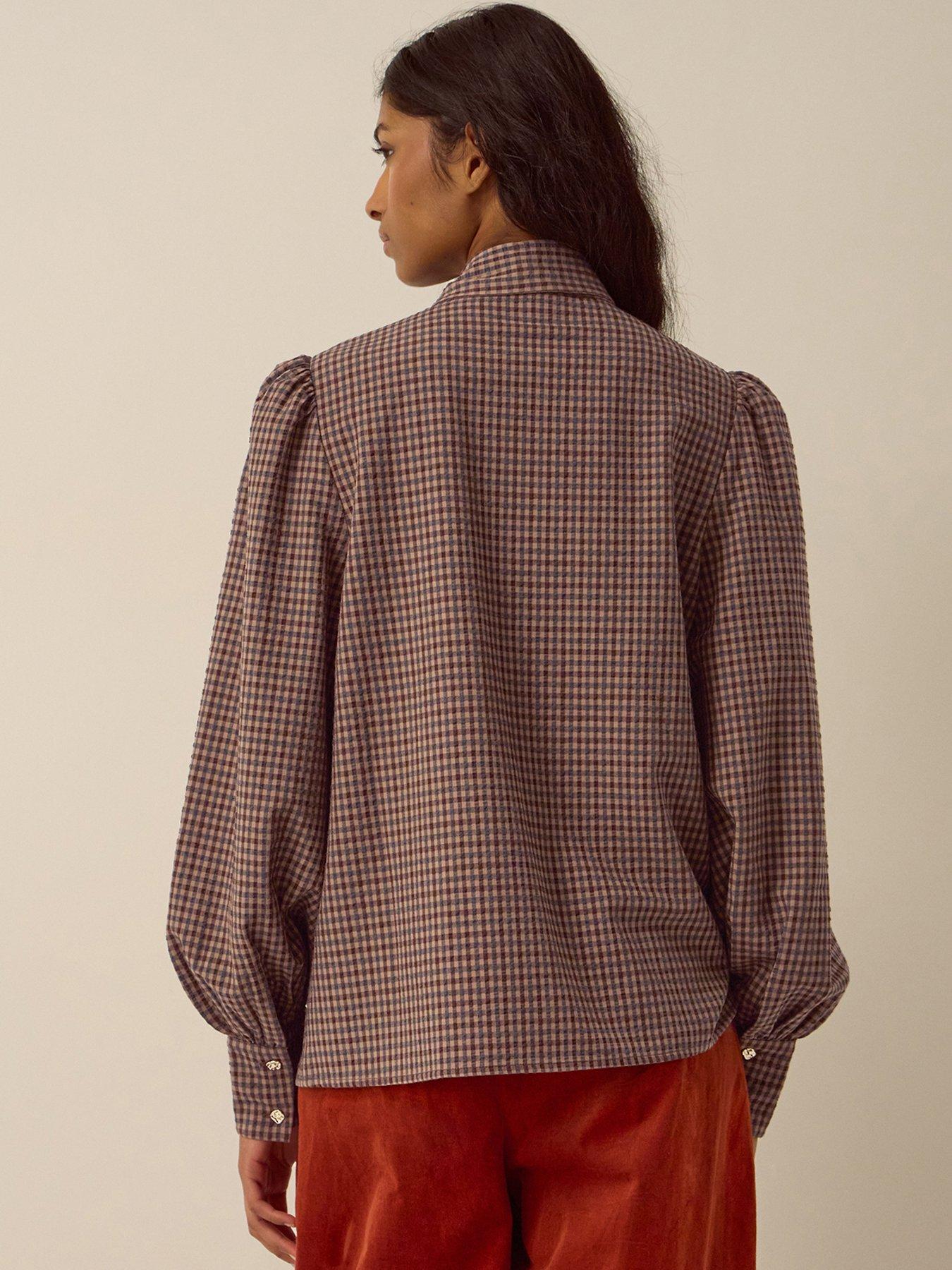 Image 2 of 4 of Monsoon Myla Check Tie Top