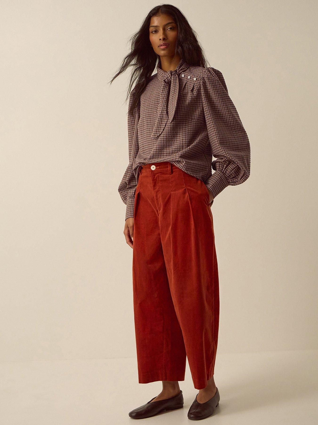 Image 3 of 4 of Monsoon Myla Check Tie Top