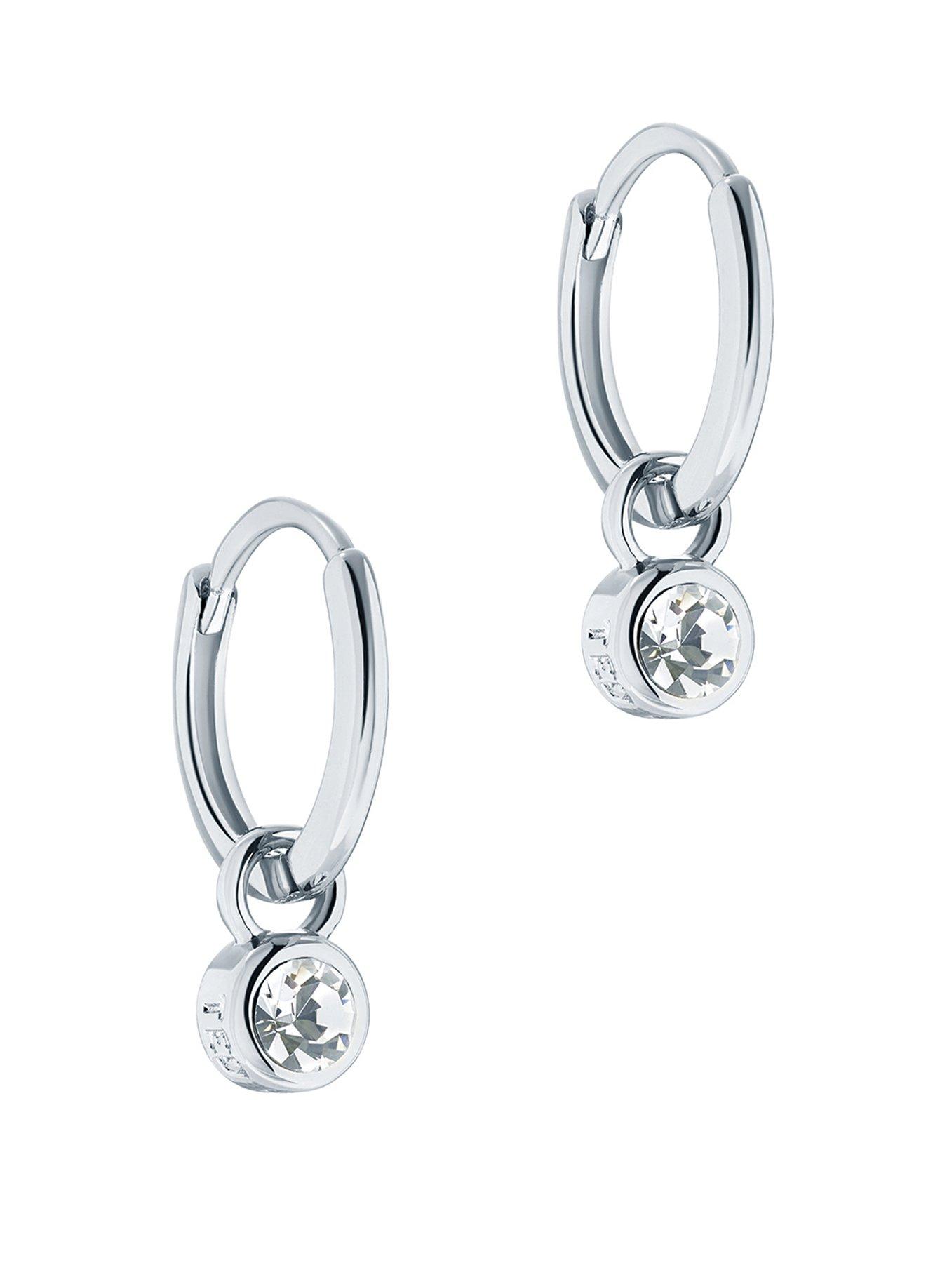 Ted Baker SINALAA: Crystal Huggie Earrings