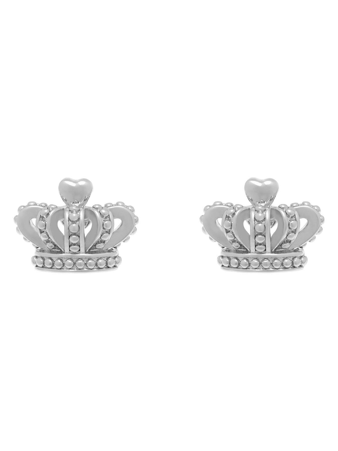 Image 3 of 6 of Juicy Couture Icon Crown Stud Earrings