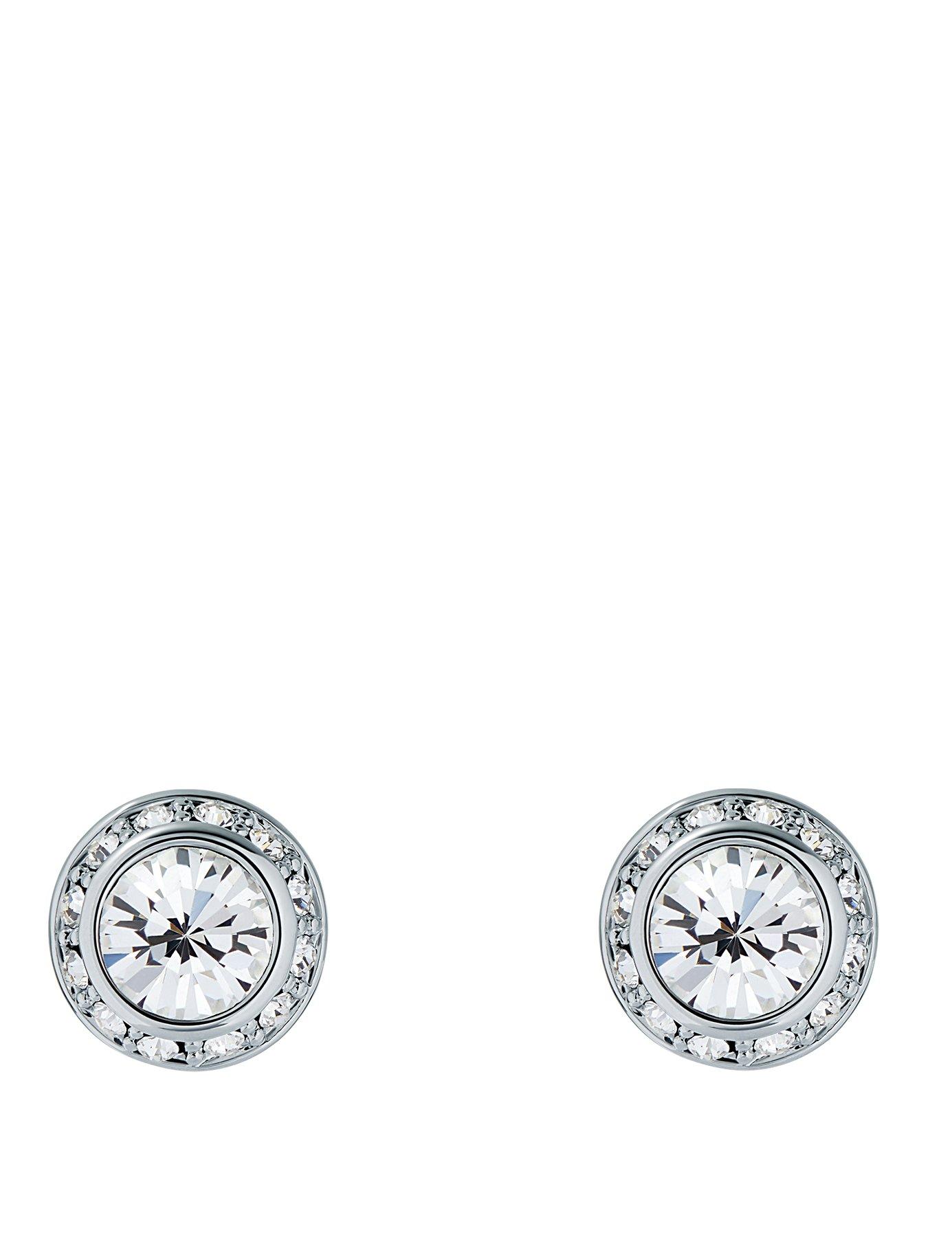 Ted Baker Women's Silver/White Soletial Crystal Halo Stud Earrings 1Cm - Image 3