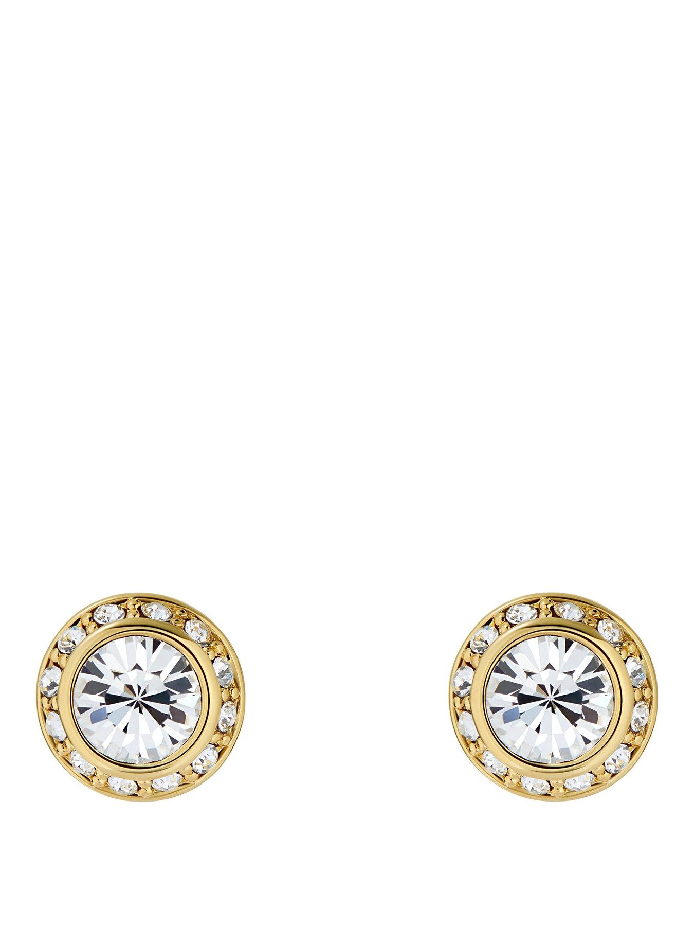 Ted Baker Women's Gold Soletia Crystal Halo Tone Stud Earrings 1Cm - Image 3