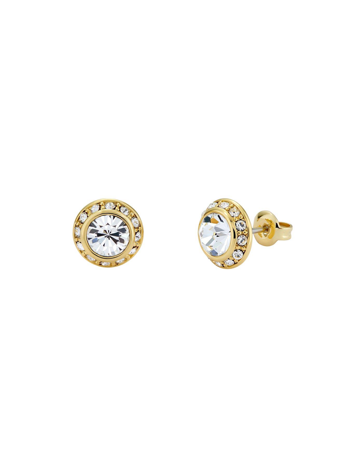 Image 2 of 5 of Ted Baker SOLETIA: Solitaire Sparkle Crystal Stud Earrings