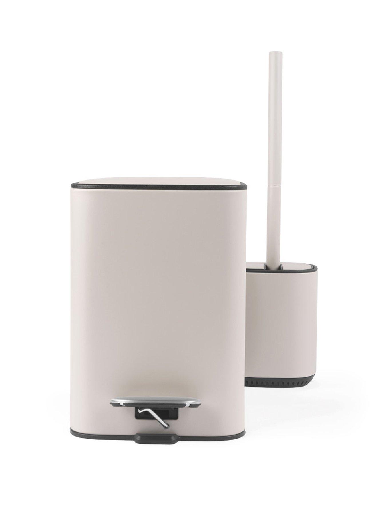 Image 2 of 2 of Beldray 2pc Bin And Toilet Brush Set Grey