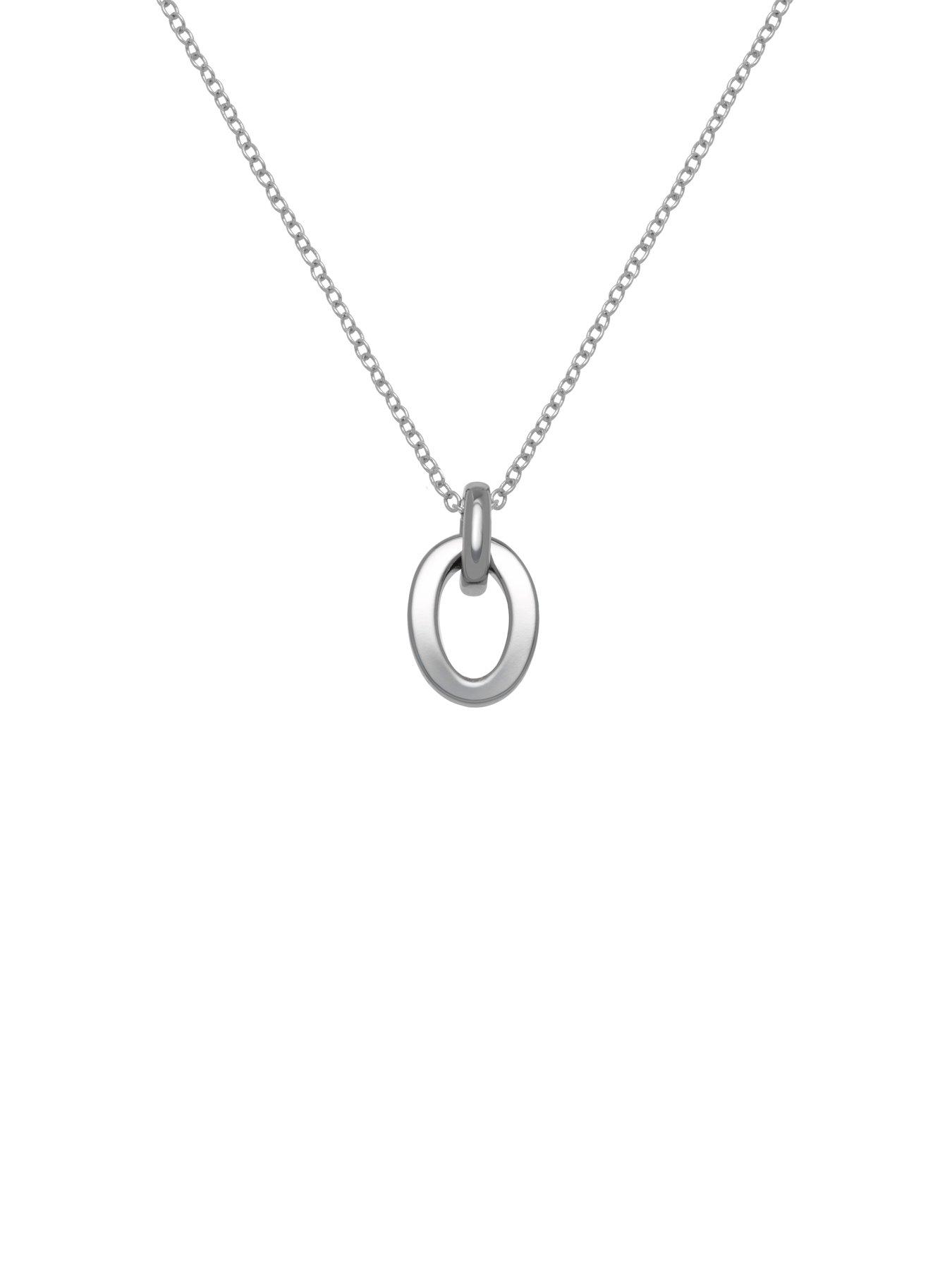 Image 2 of 7 of Karen Millen Chain Link Pendant Necklace