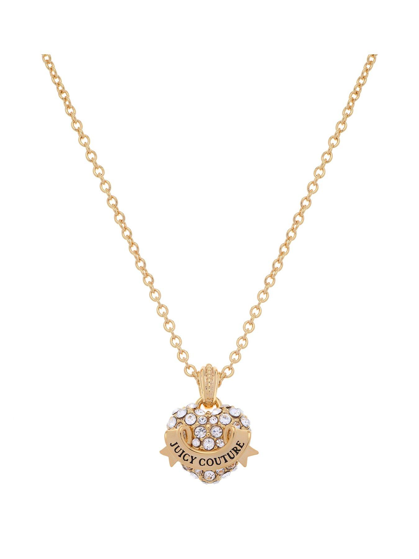 Juicy Couture Crystal Icon Heart Small Pendant