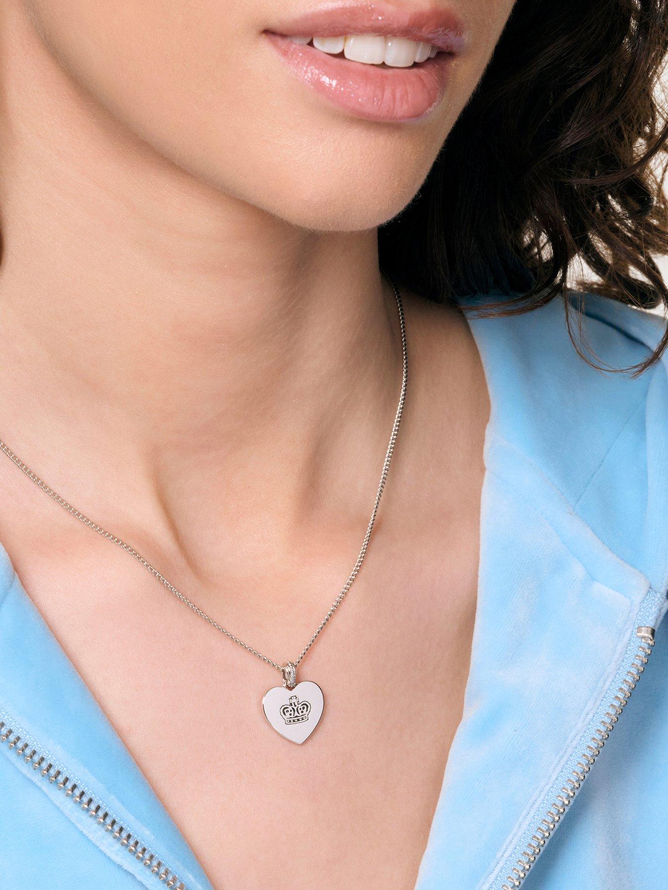 Juicy Couture Reversible Heart Pendant
