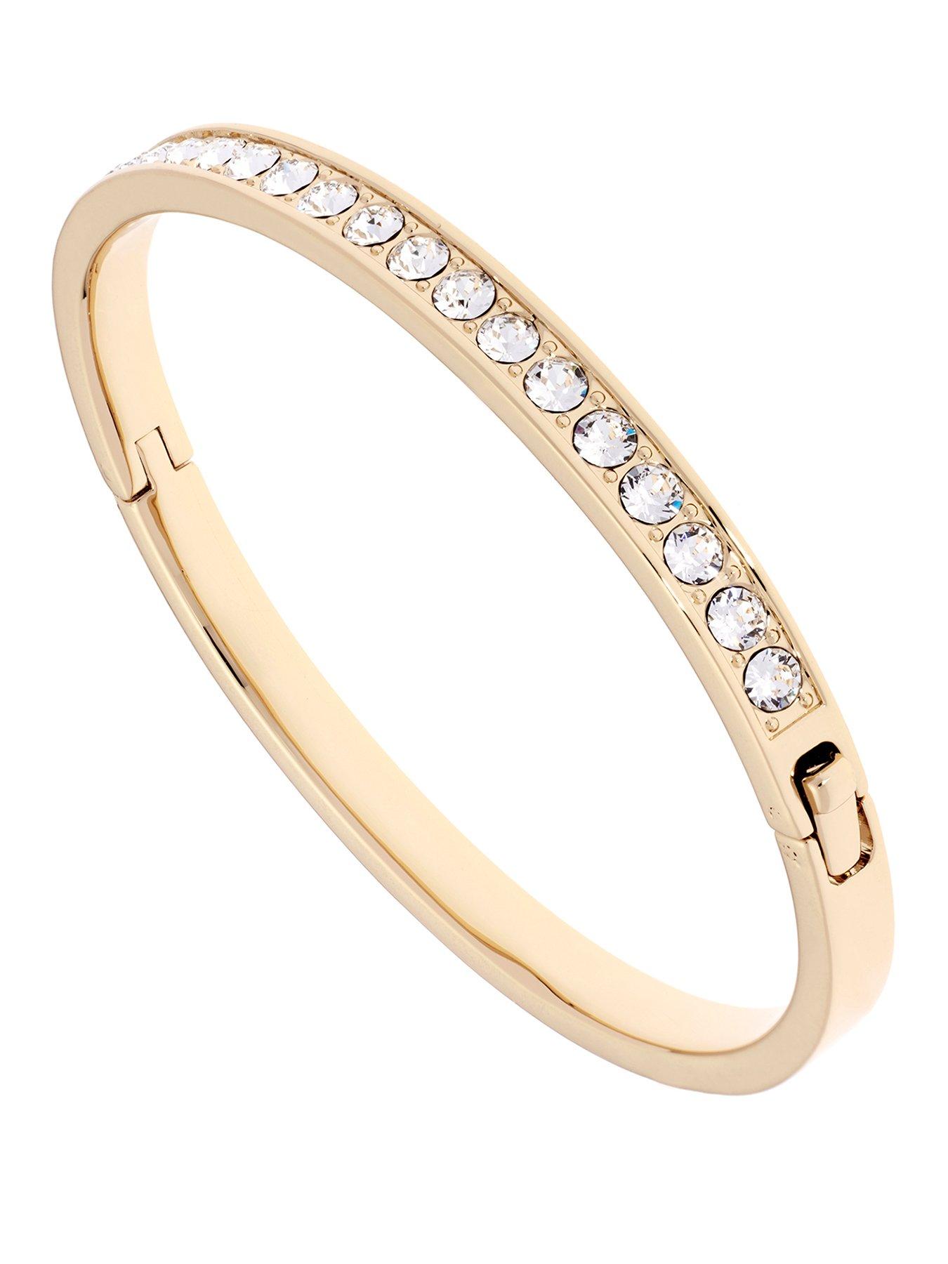 Image 1 of 6 of Ted Baker CLEMARA: Crystal Hinge Bangle Bracelet