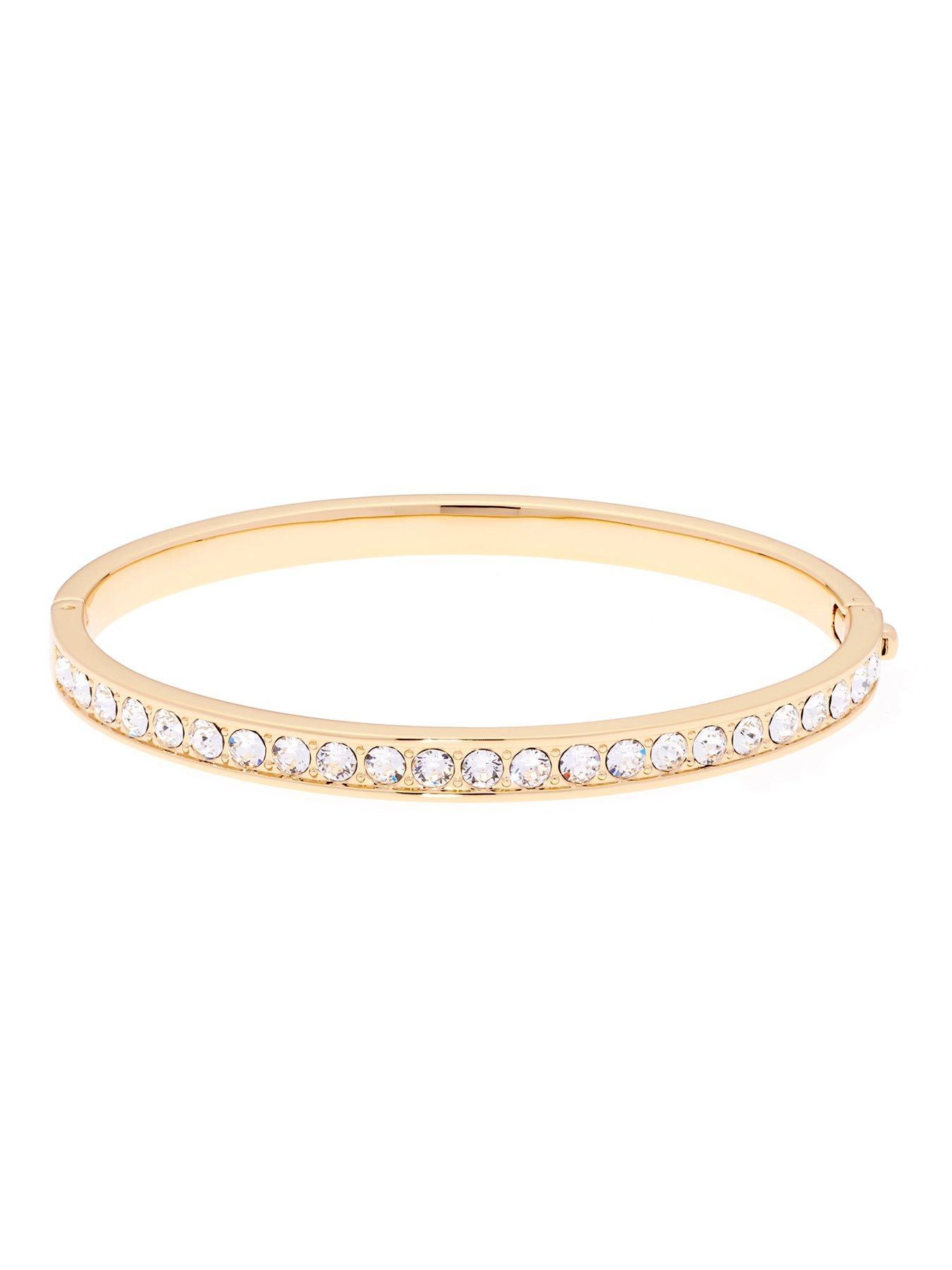 Image 2 of 6 of Ted Baker CLEMARA: Crystal Hinge Bangle Bracelet