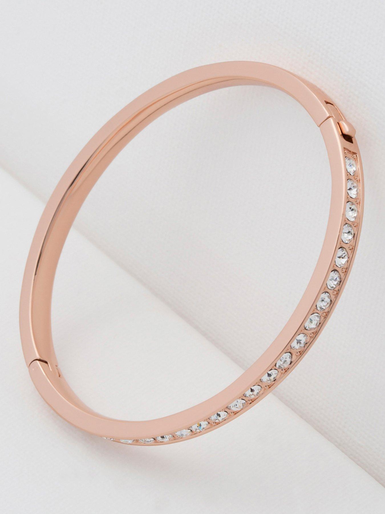 Image 1 of 5 of Ted Baker CLEMARA: Crystal Hinge Bangle Bracelet