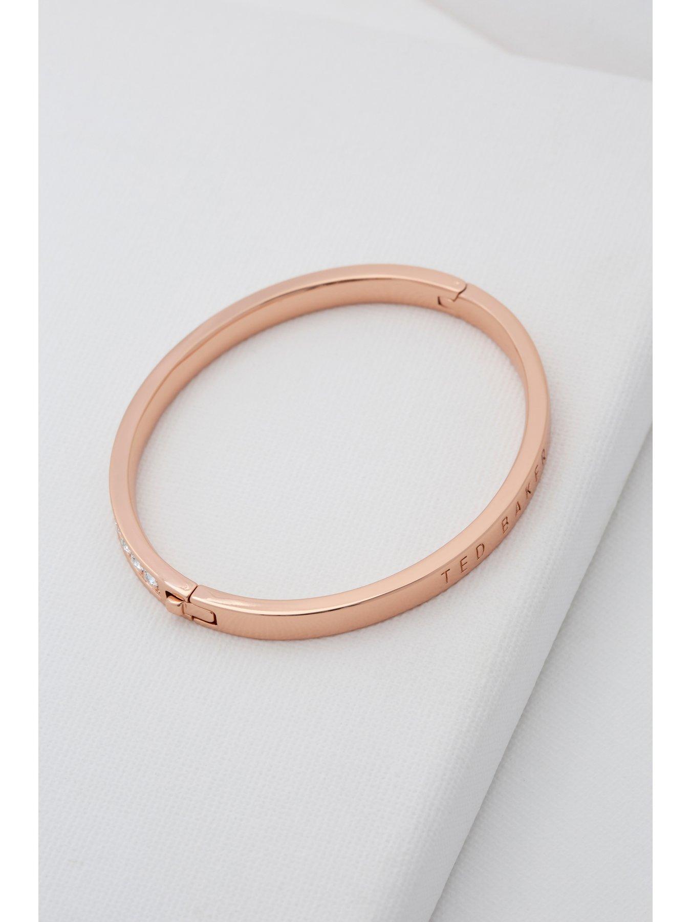 Image 2 of 5 of Ted Baker CLEMARA: Crystal Hinge Bangle Bracelet