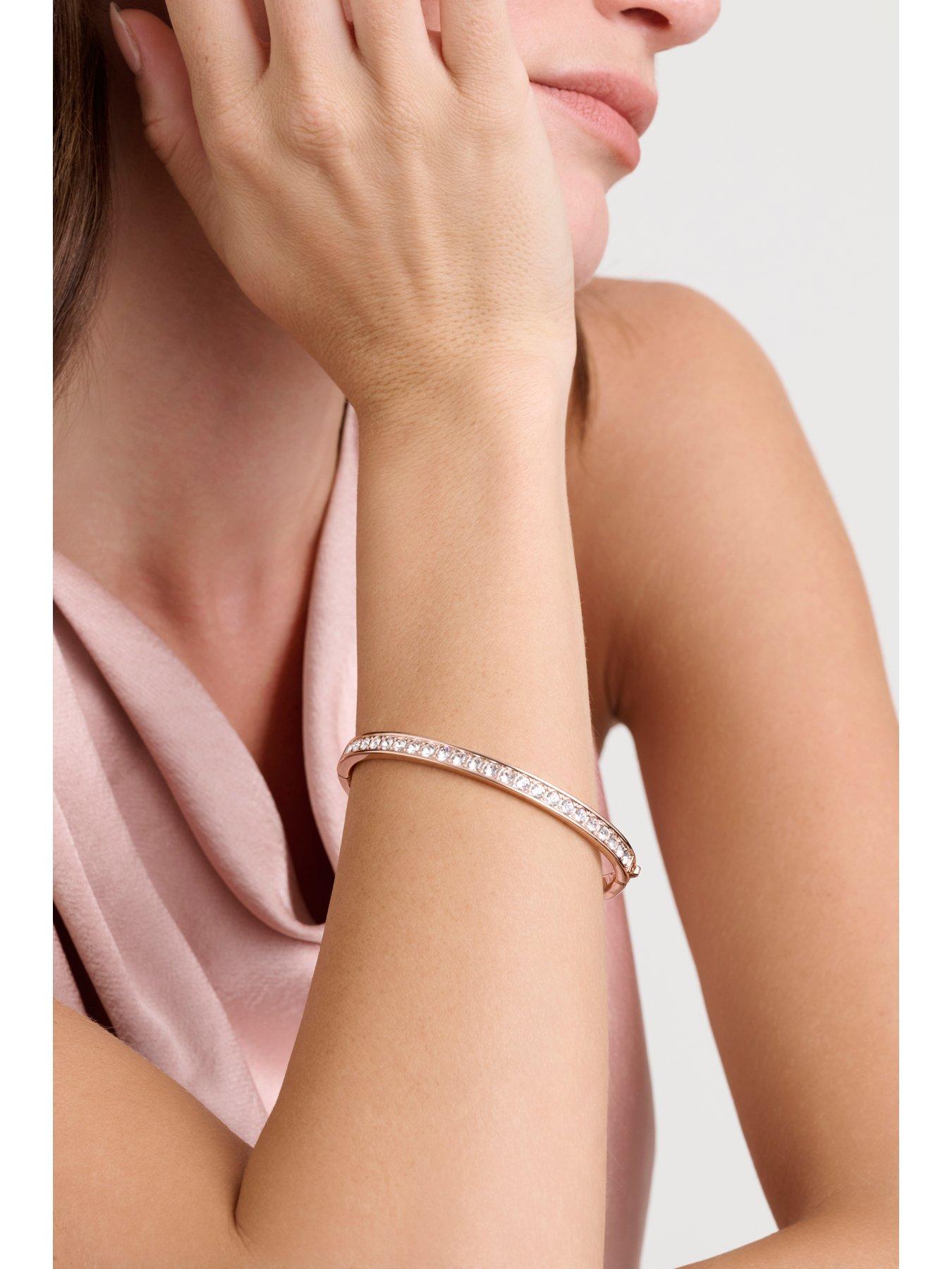 Image 3 of 5 of Ted Baker CLEMARA: Crystal Hinge Bangle Bracelet