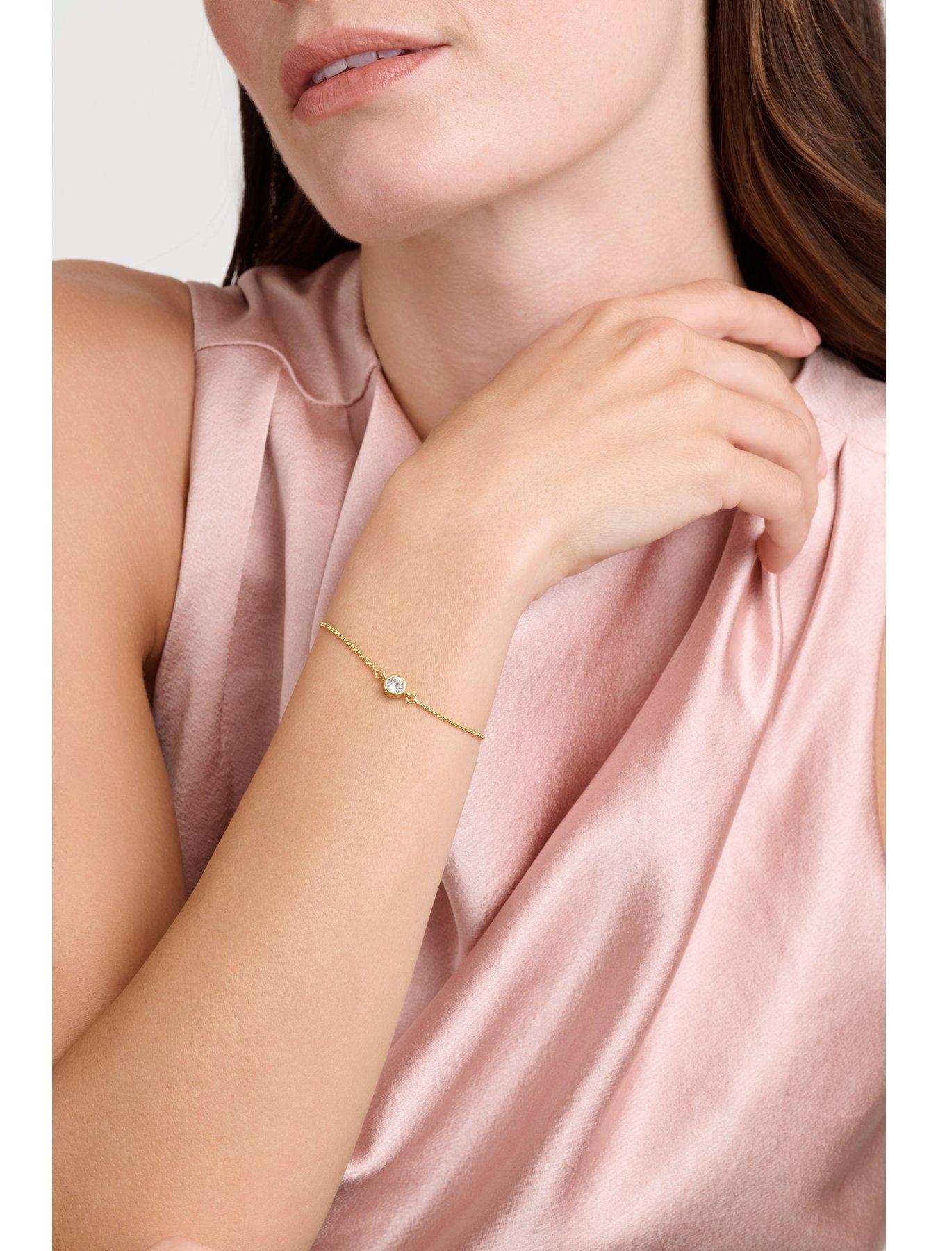 Image 4 of 5 of Ted Baker SARSAA: Crystal Adjustable Bracelet