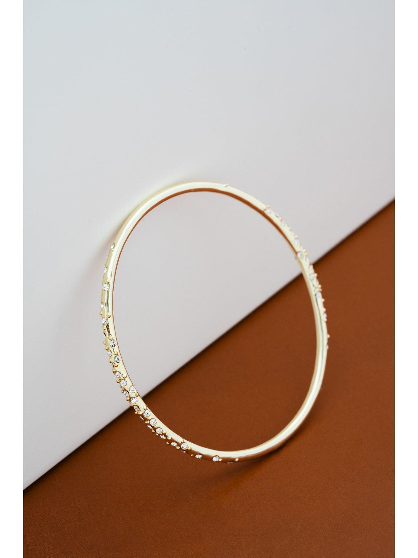 Image 3 of 5 of Karen Millen Crystal Sprinkle Bangle