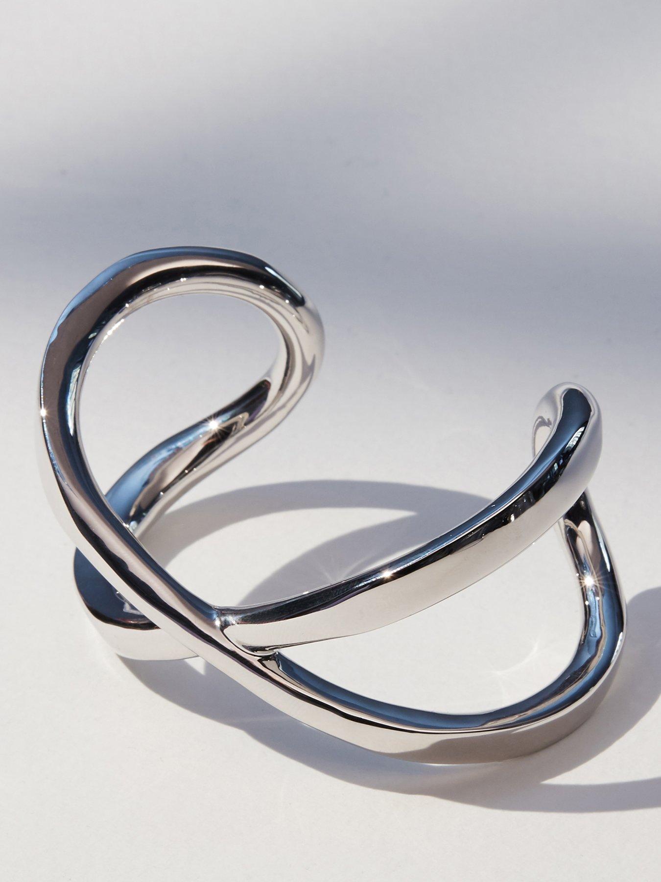 Image 1 of 6 of Karen Millen Criss-Cross Cuff