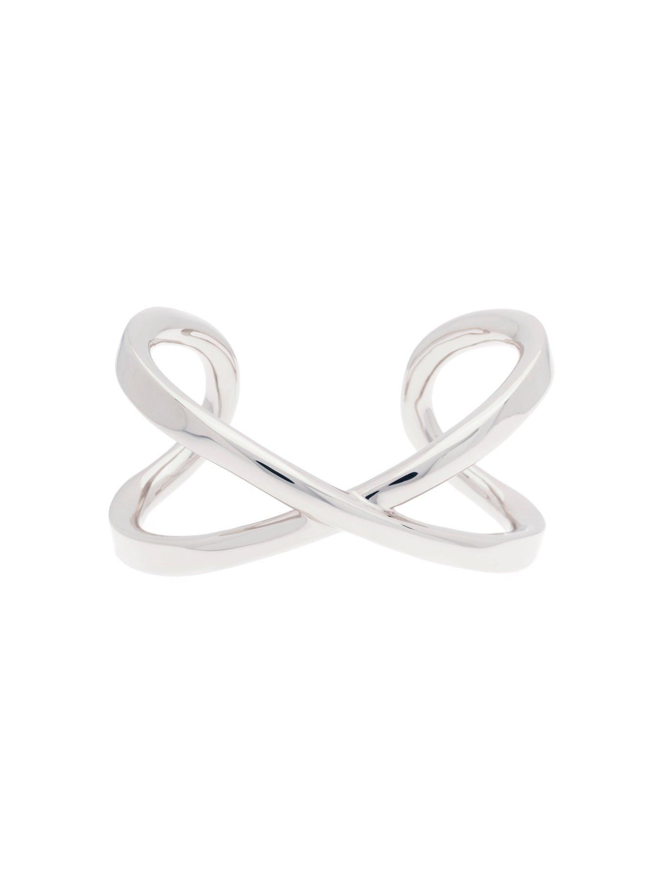 Image 2 of 6 of Karen Millen Criss-Cross Cuff