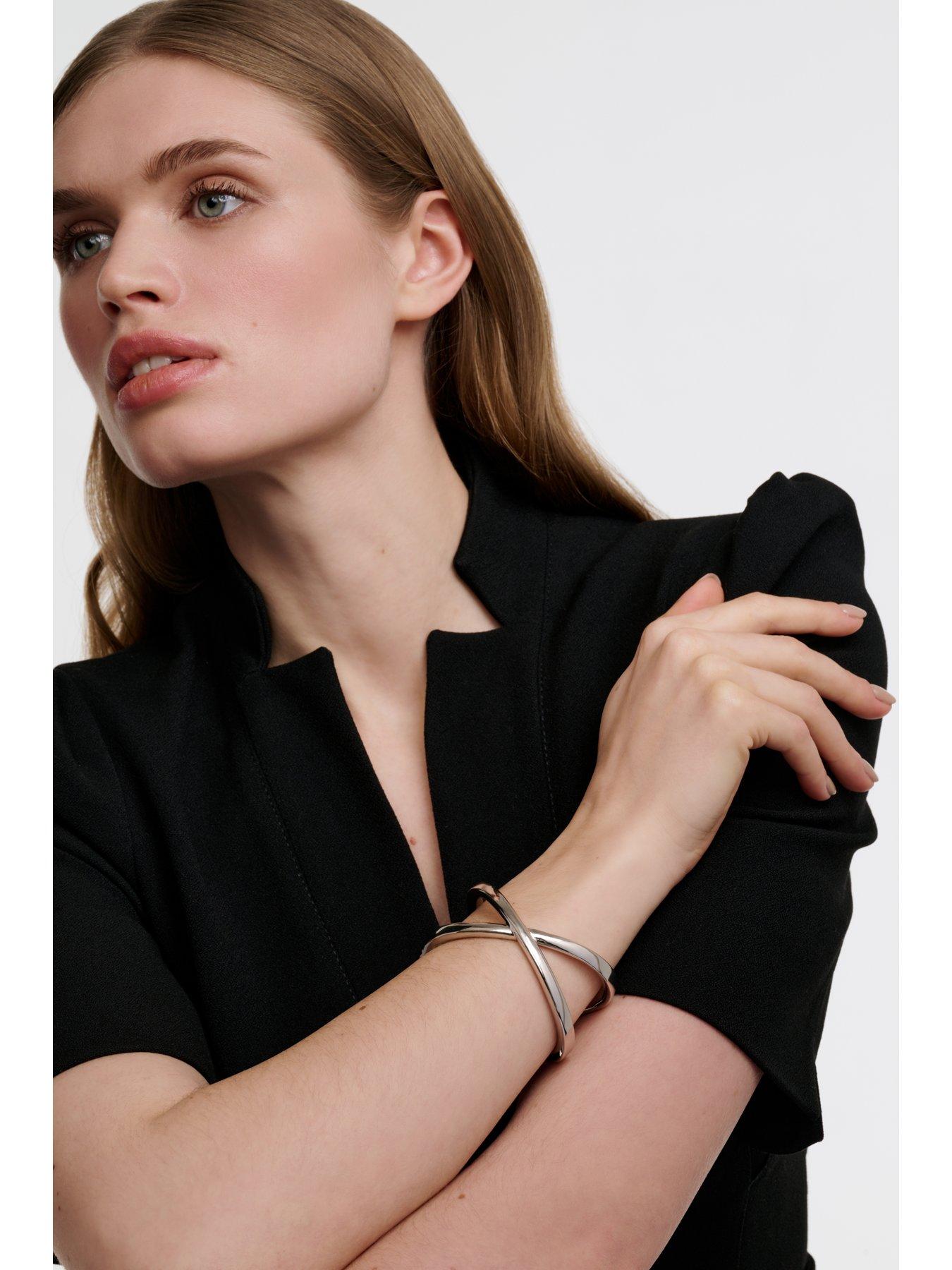 Image 4 of 6 of Karen Millen Criss-Cross Cuff