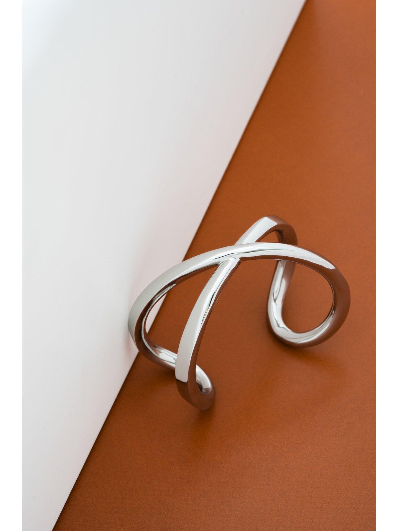 Image 5 of 6 of Karen Millen Criss-Cross Cuff