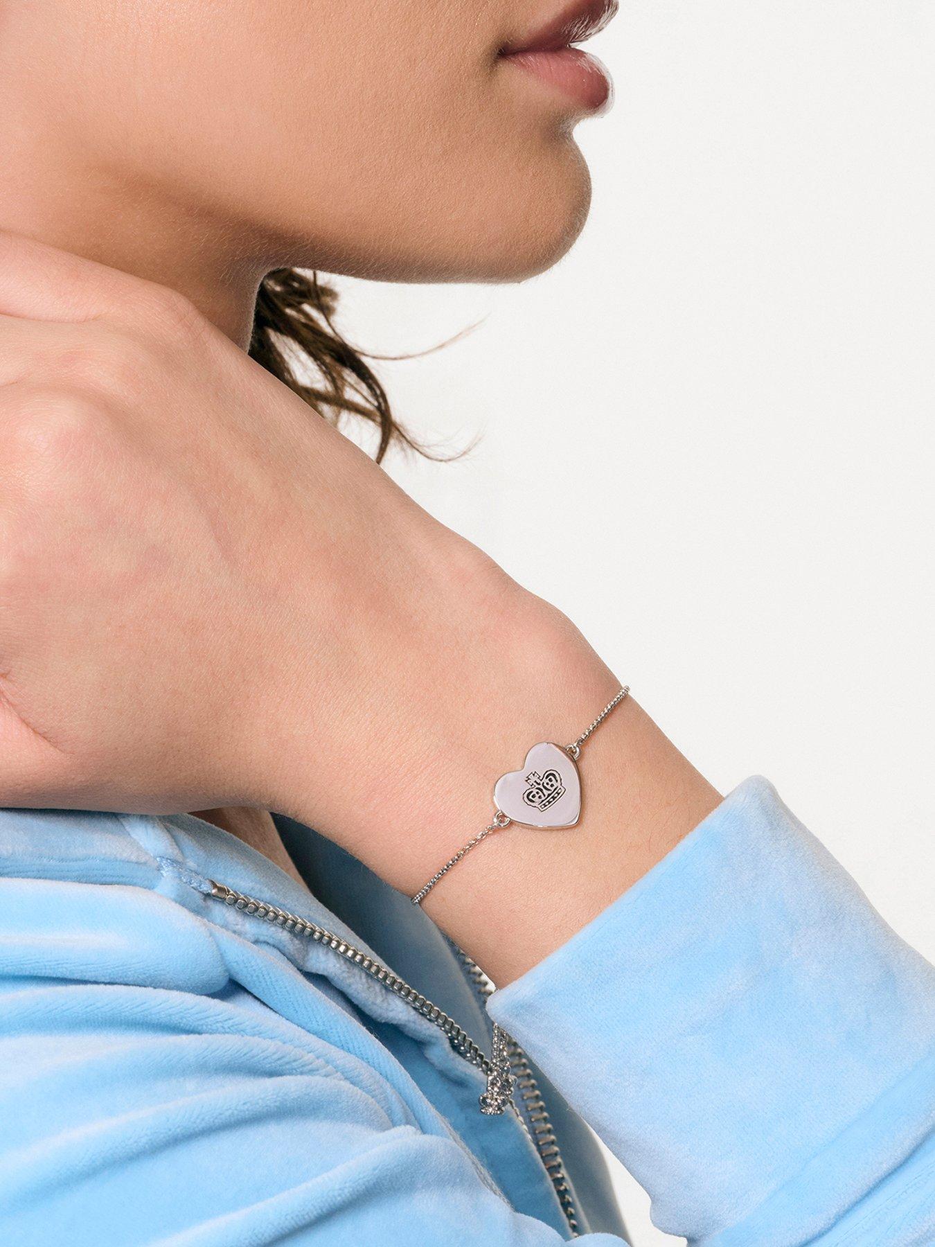 Image 1 of 5 of Juicy Couture Reversible Heart Adjustable Bracelet
