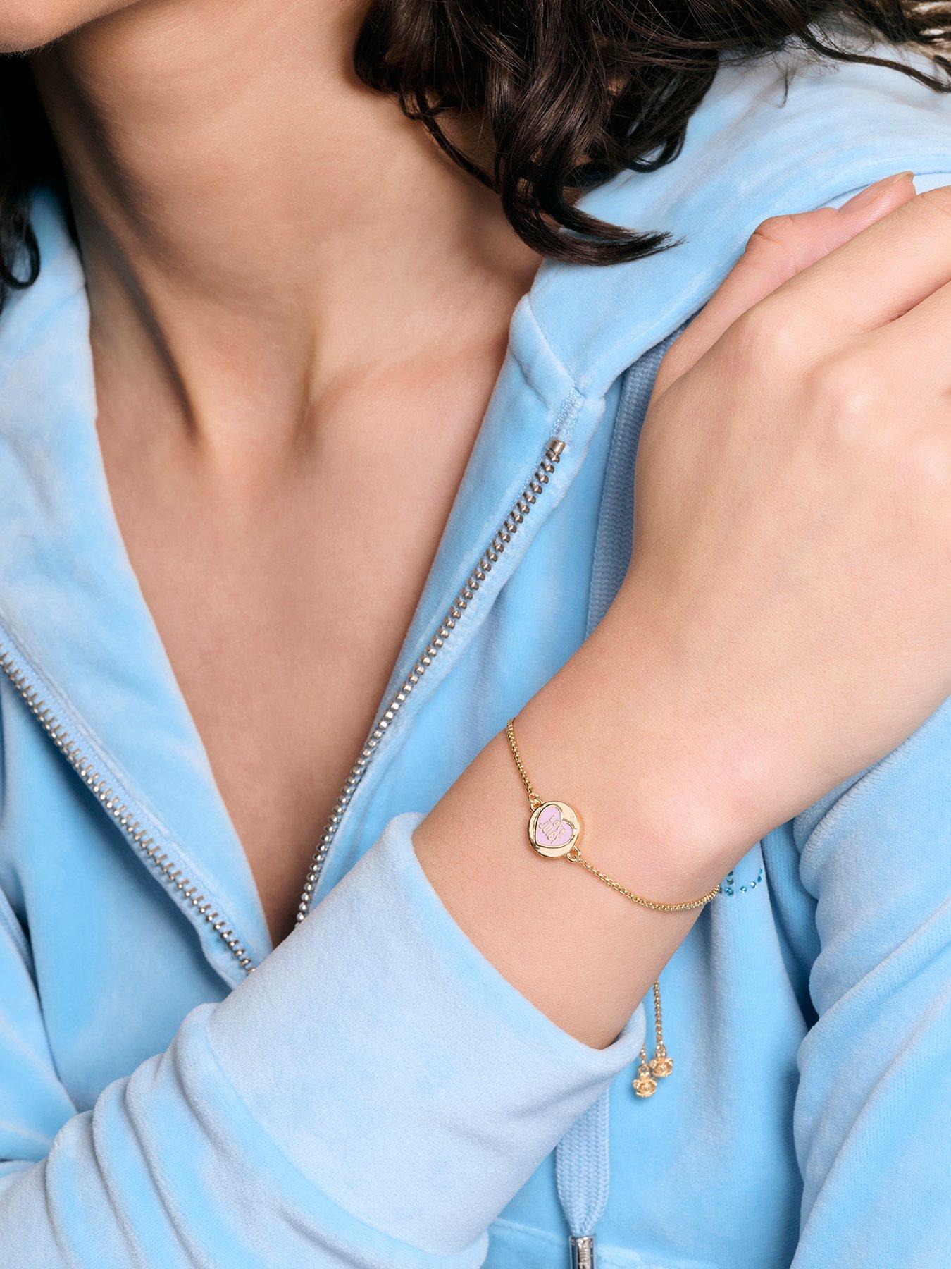 Juicy Couture Love Juicy Reversible Enamel Adjustable Bracelet