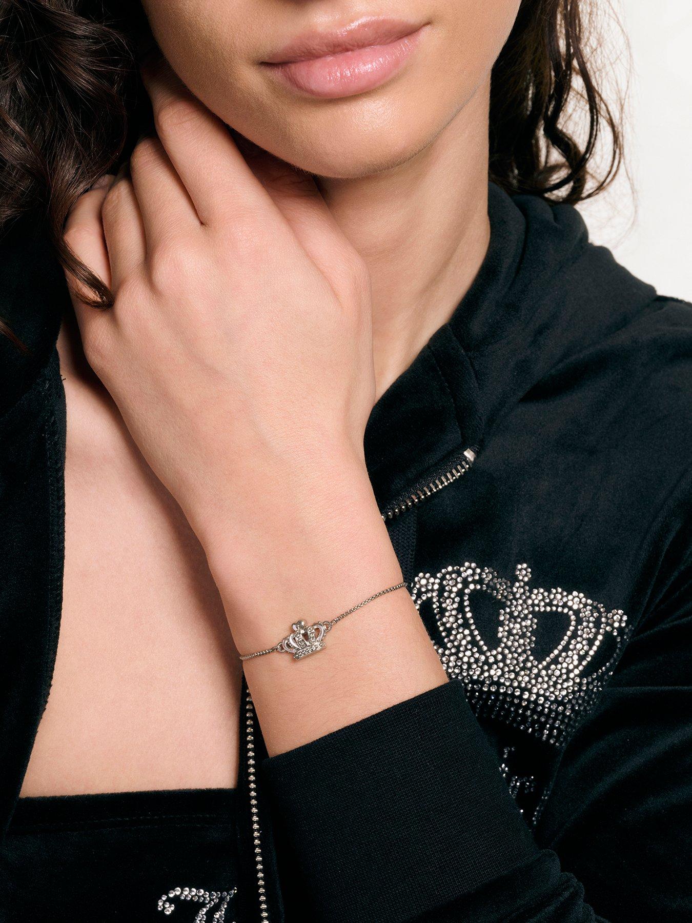 Image 1 of 7 of Juicy Couture Icon Crown Adjustable Bracelet