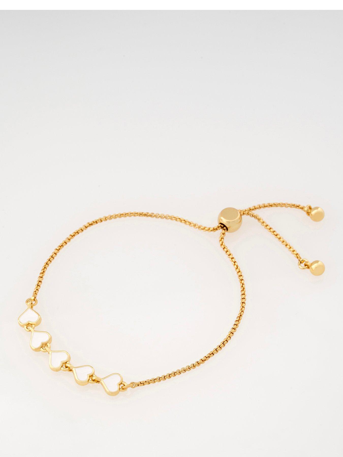 Ted Baker HARRIET: Enamel Heart Adjustable Bracelet, Multi, Men