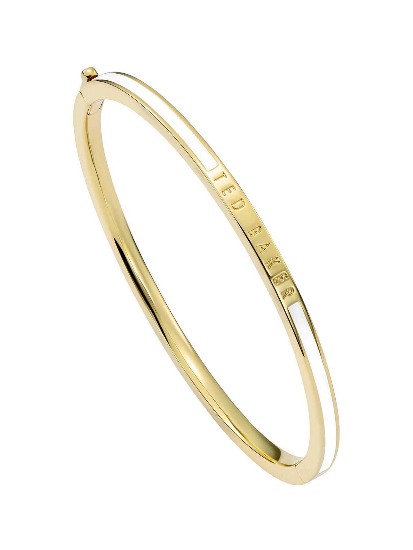 Image 2 of 7 of Ted Baker ROLEY: Classic Colour Enamel Slim Bangle Bracelet