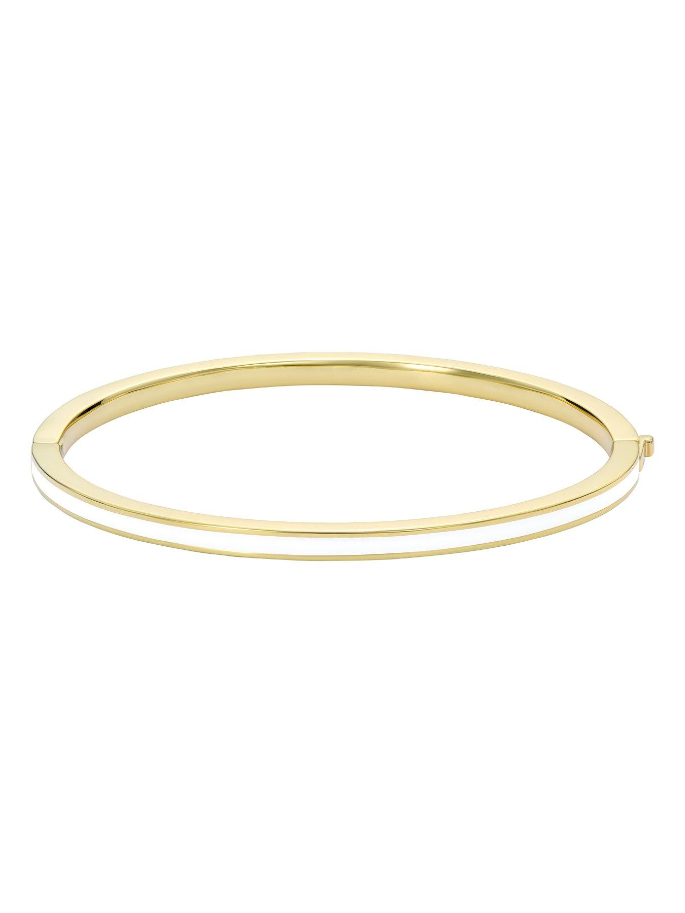 Image 4 of 7 of Ted Baker ROLEY: Classic Colour Enamel Slim Bangle Bracelet
