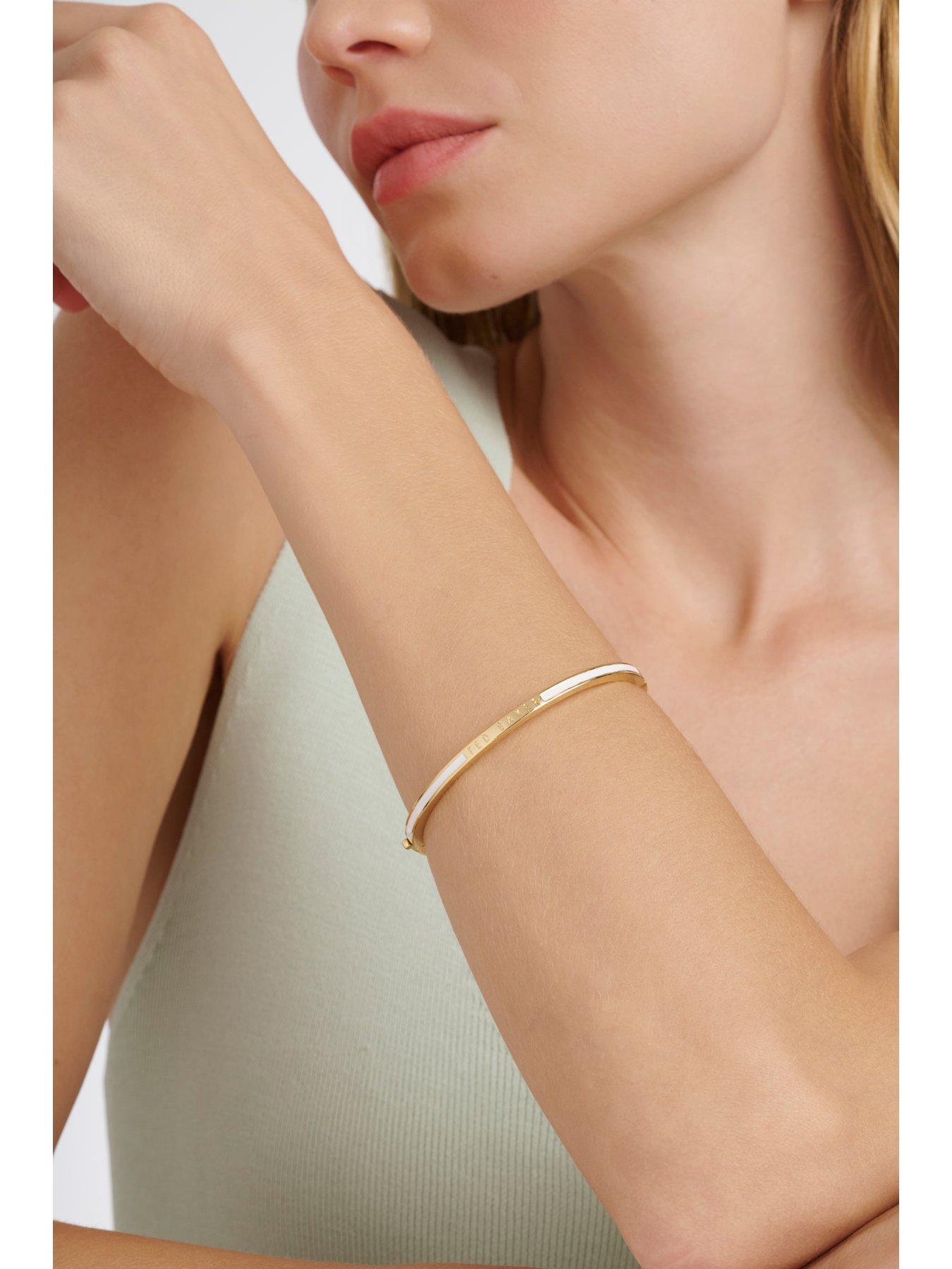 Image 5 of 7 of Ted Baker ROLEY: Classic Colour Enamel Slim Bangle Bracelet