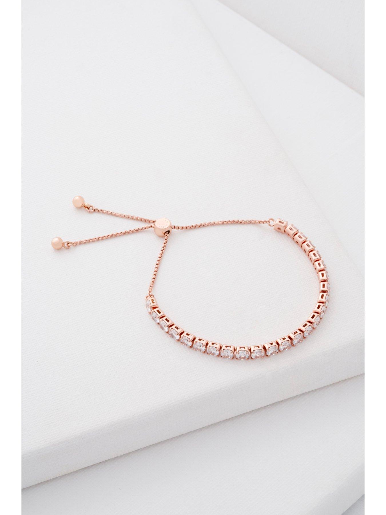 Image 4 of 6 of Ted Baker MELRAH: Crystal Adjustable Tennis Bracelet