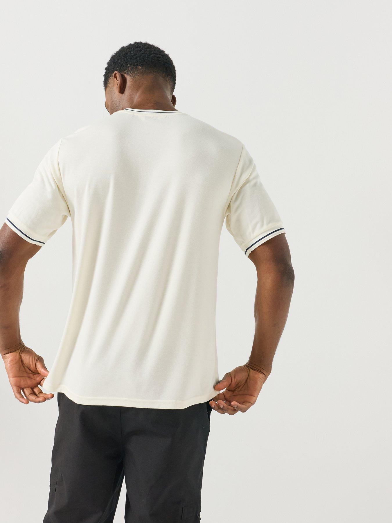 Image 2 of 6 of Ellesse Mens Biagia Tee - Cream