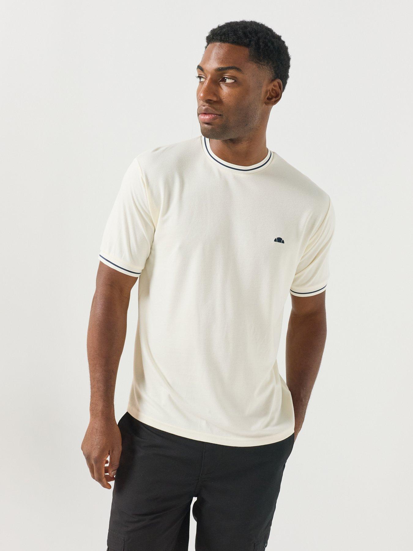 Image 4 of 6 of Ellesse Mens Biagia Tee - Cream
