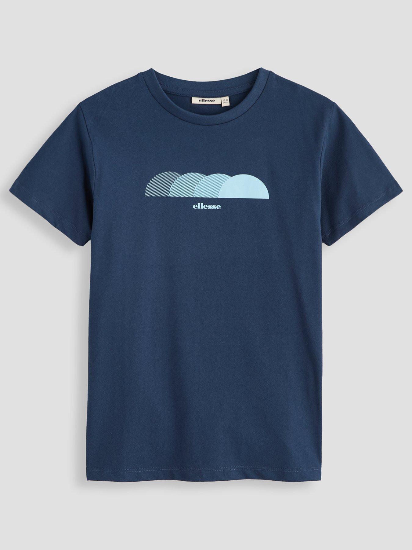 Image 2 of 5 of Ellesse Junior Malner 2 Pack T-shirt - Grey